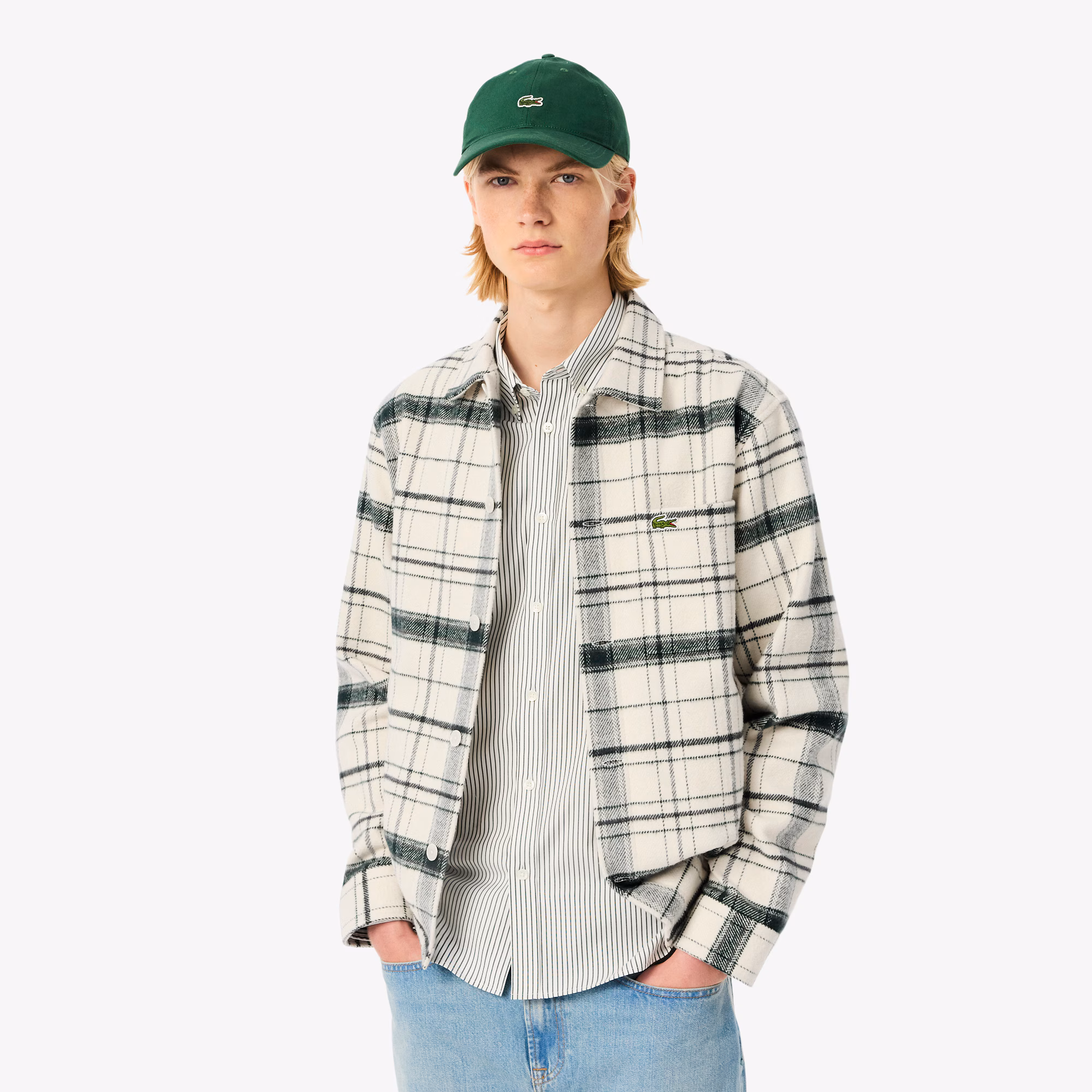 Men's Cotton Plaid Overshirt