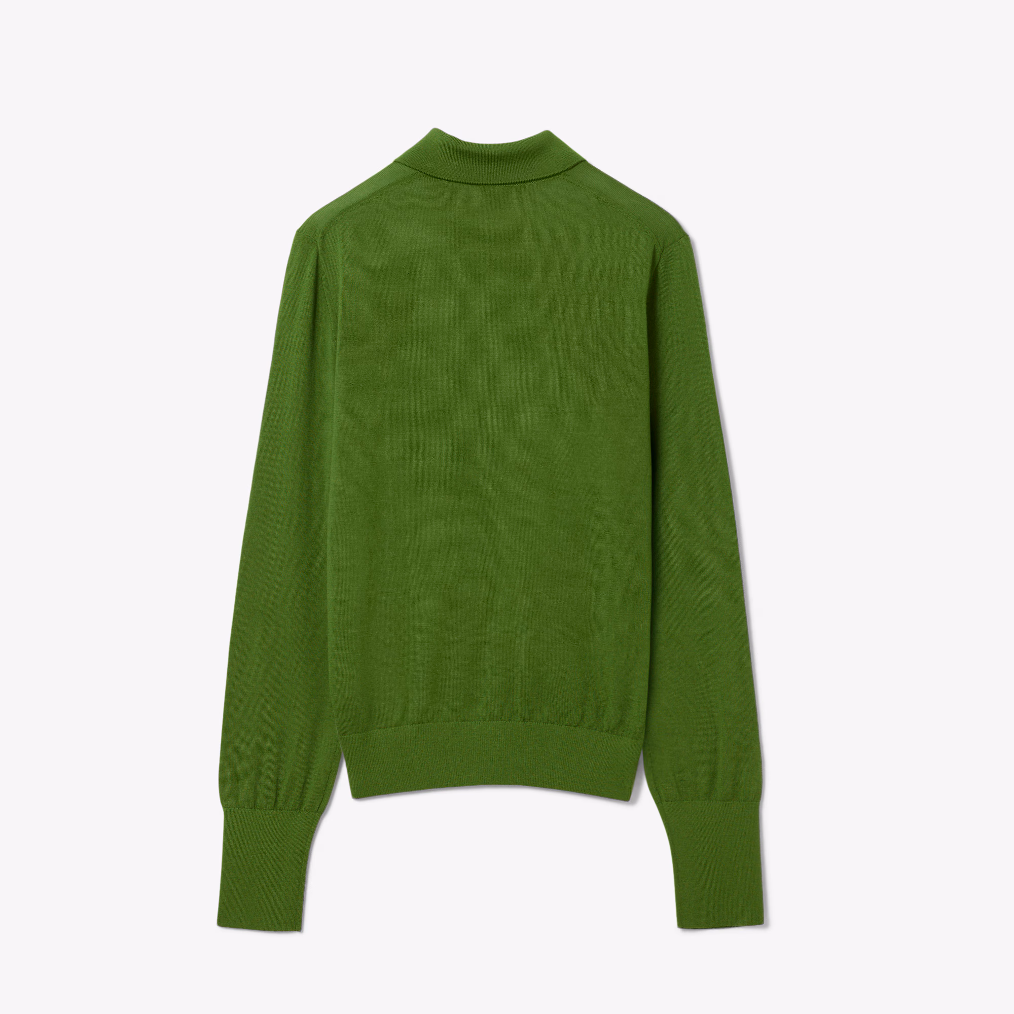 Runway Polo Collar Merino Wool Sweater