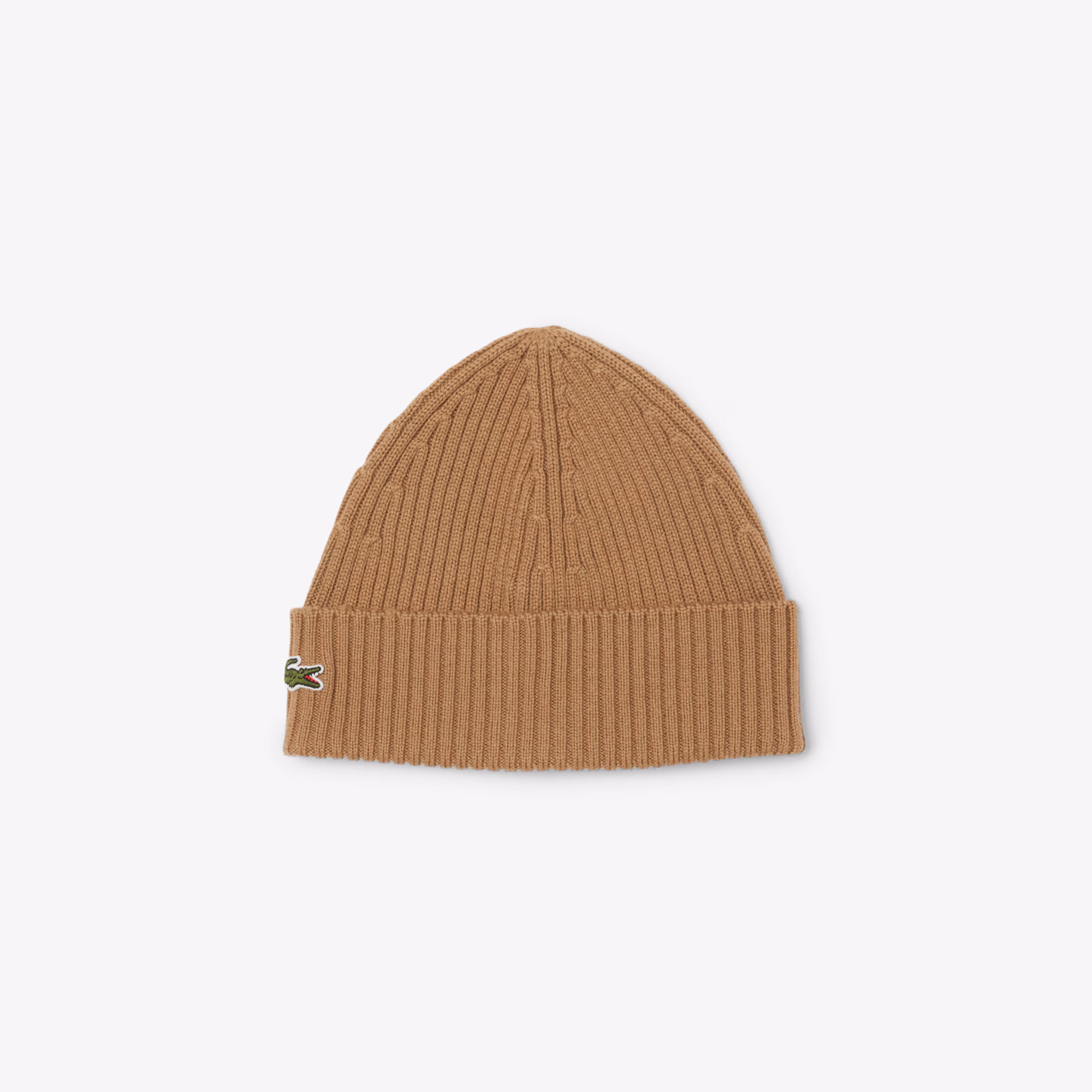 Unisex Rib Knit Brushed Wool Beanie