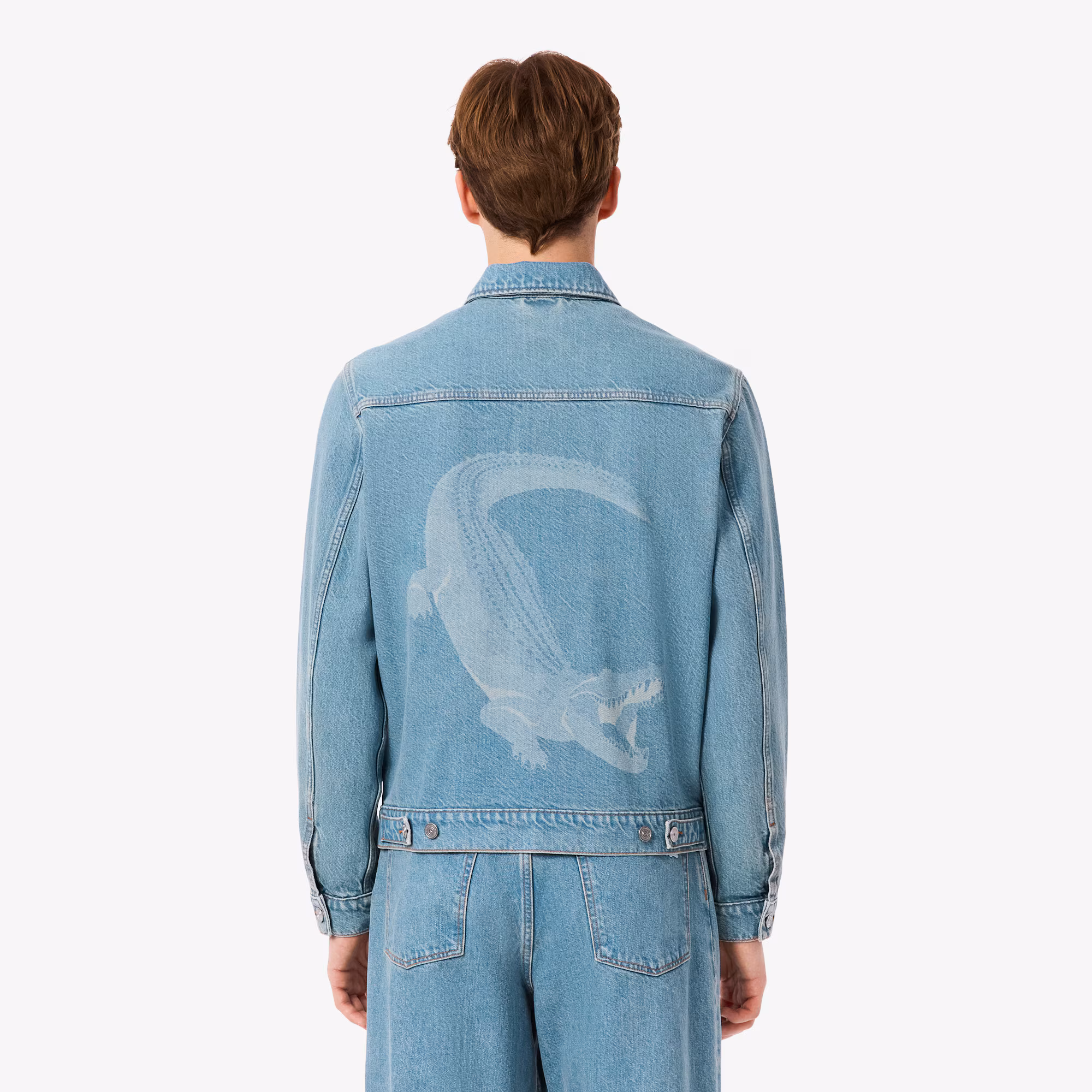 Men's Crocodile Denim Jacket