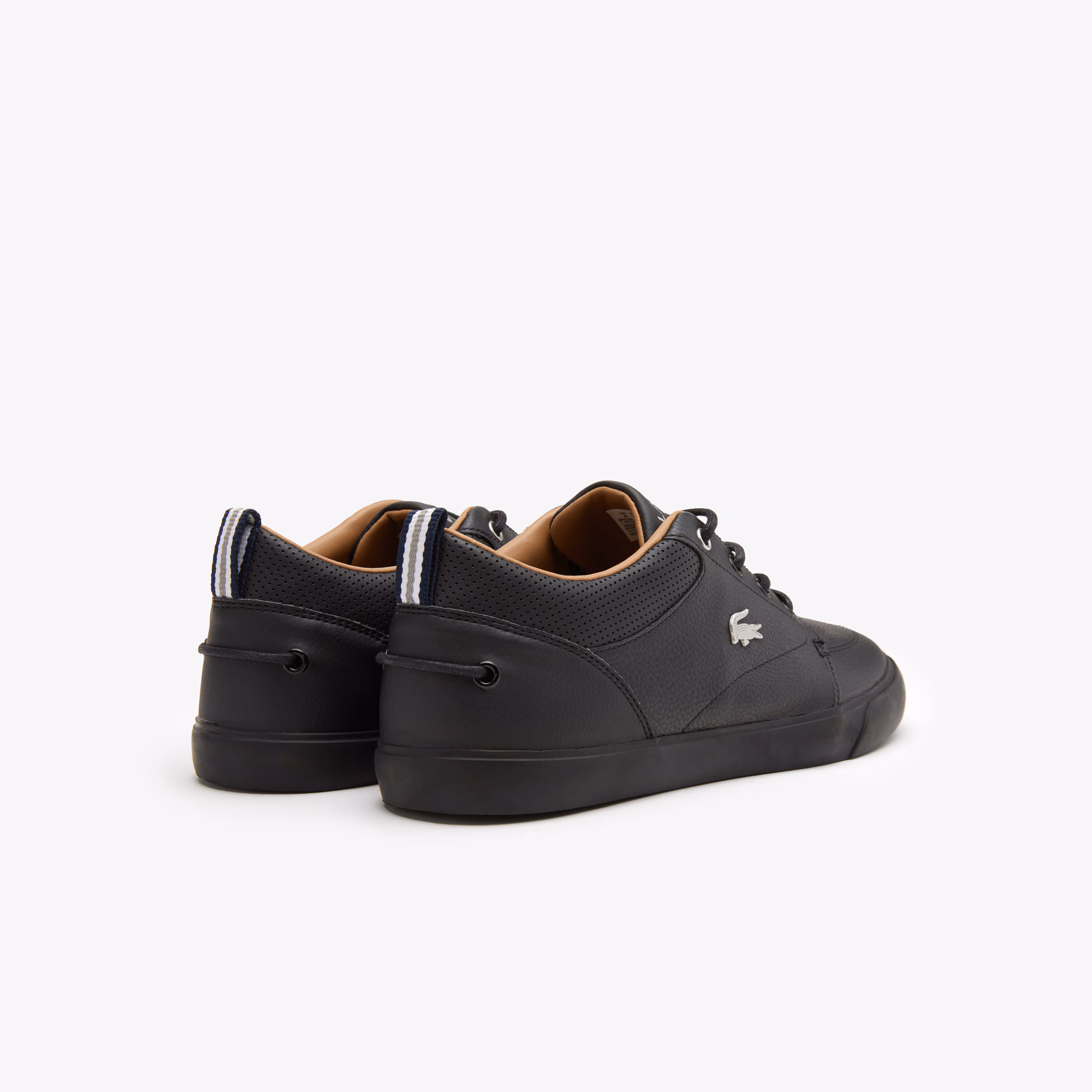 Men's Bayliss Leather Perforated Collar Sneakers