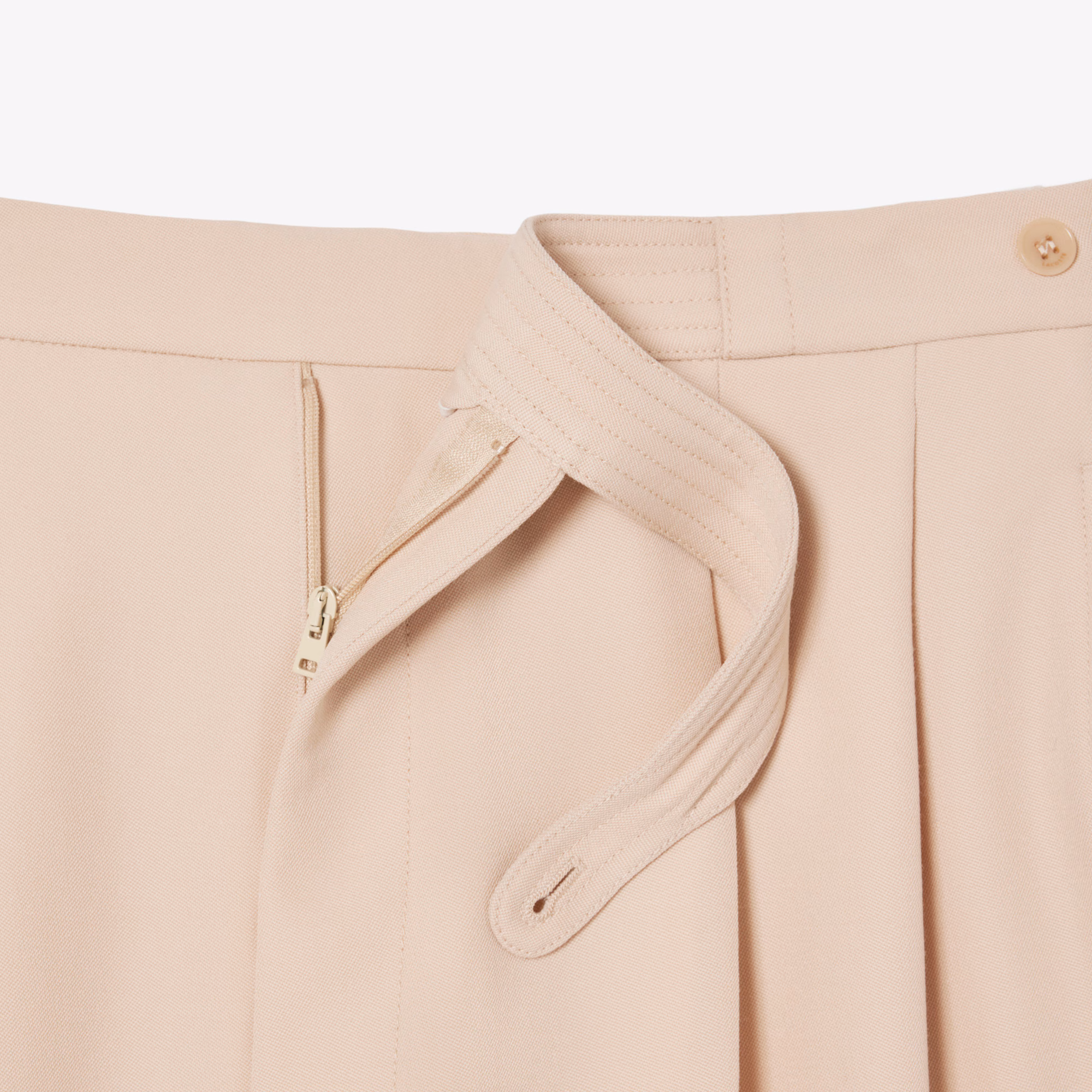 Men's Runway Fitted Wool Shorts