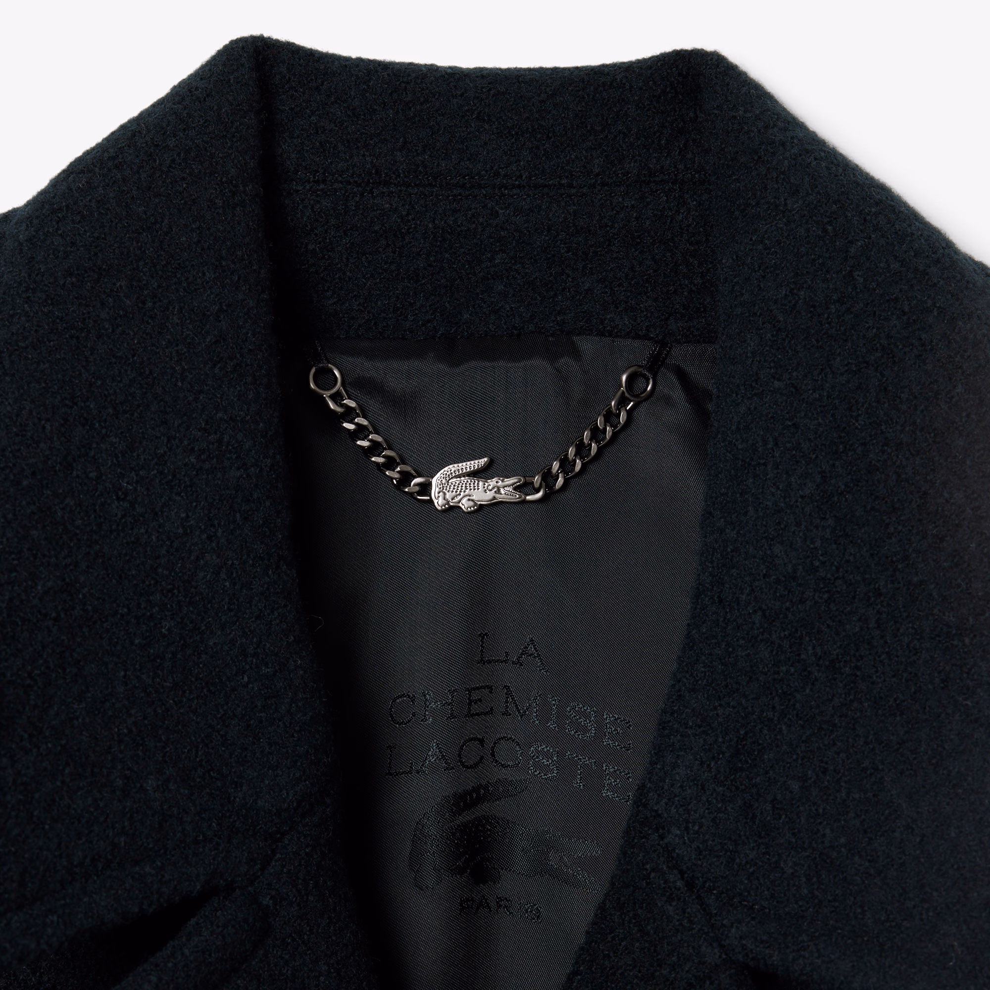 Runway Boiled Wool Coat