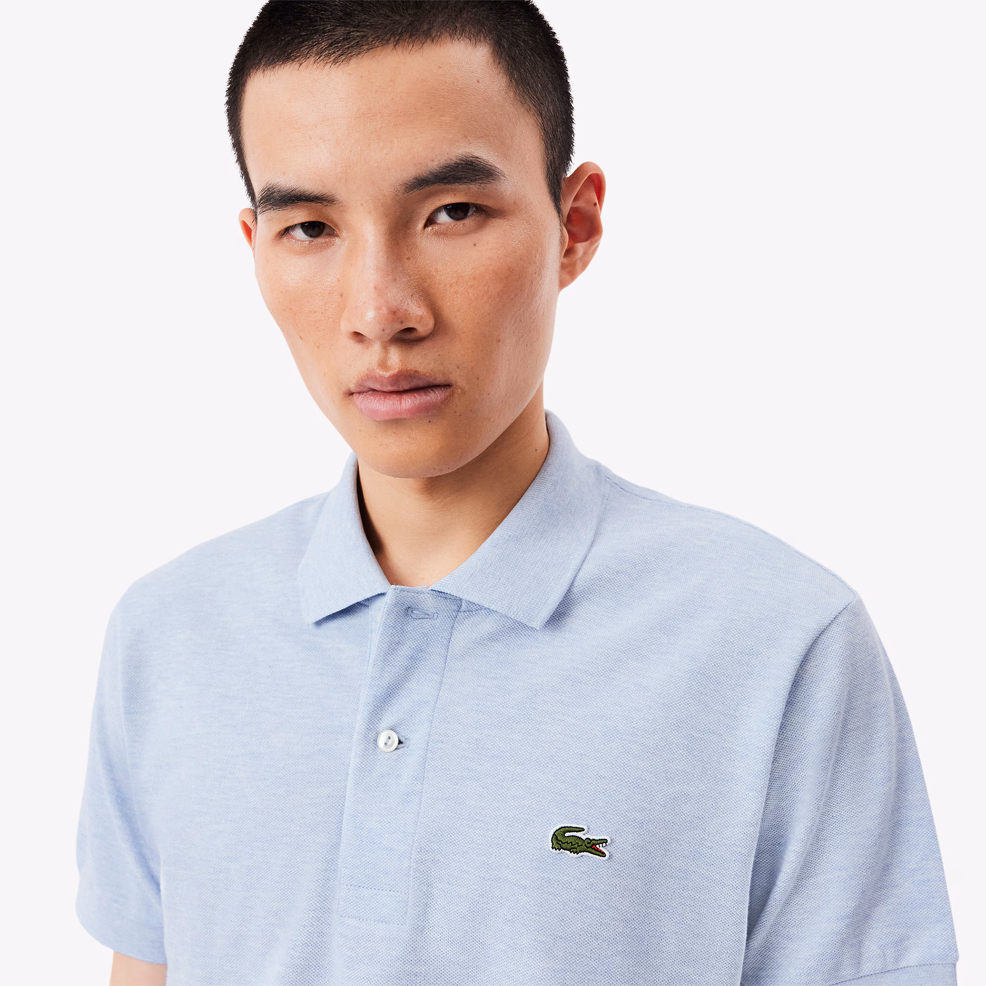 Men's Classic Fit L.12.12 Heathered Polo