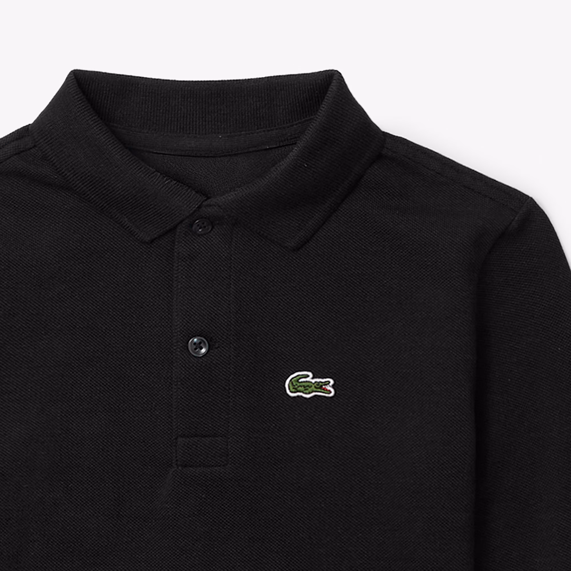 Boys' Long Sleeve Piqué Polo