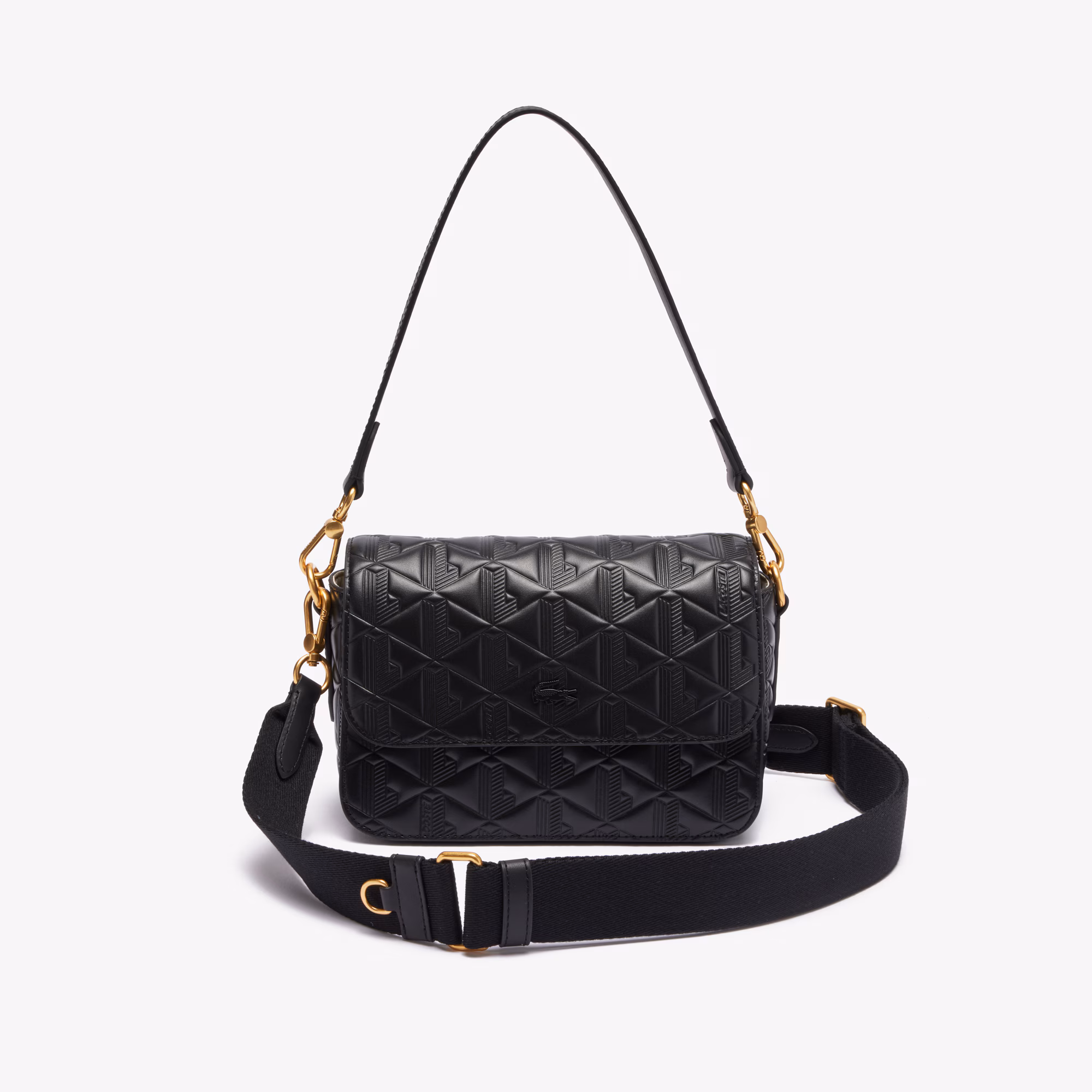 Maheki Embossed Leather Shoulder Bag