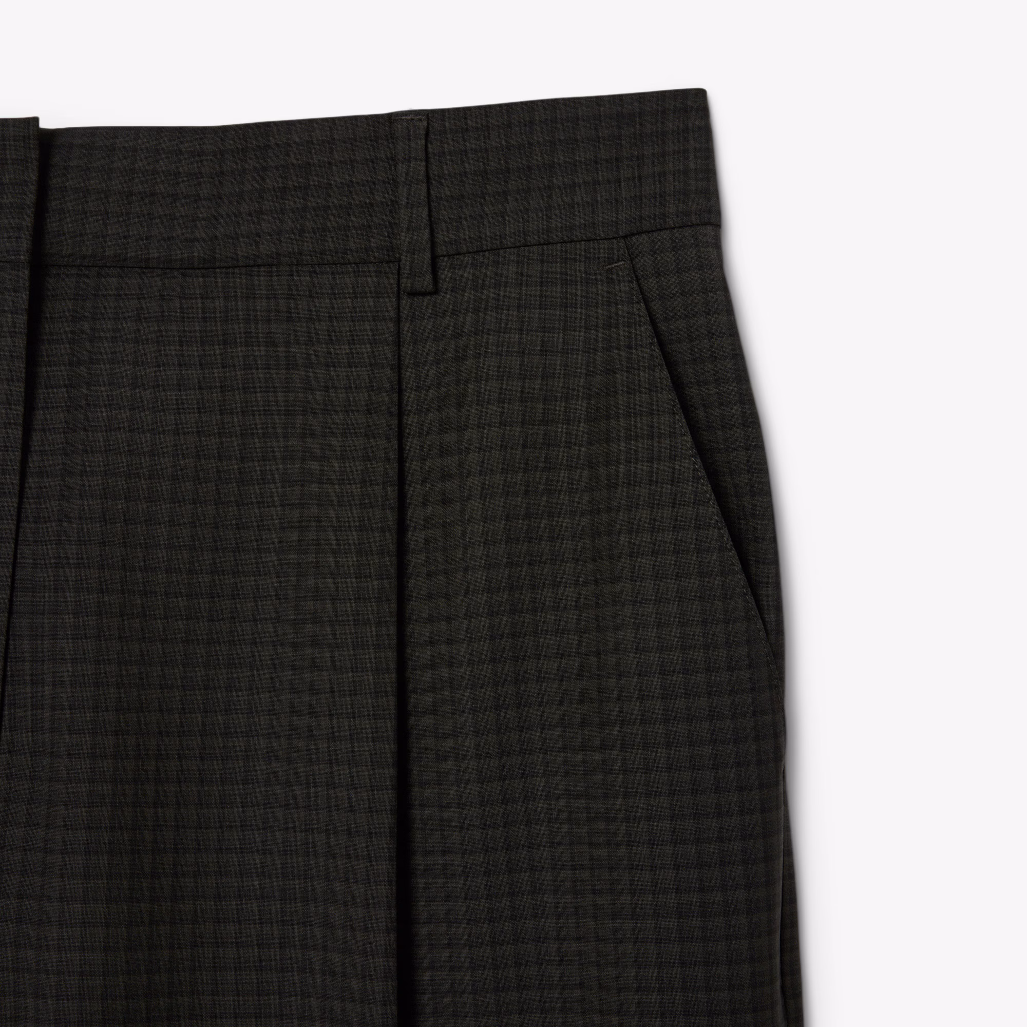 Women's Wide Fit Darted Plaid Pants