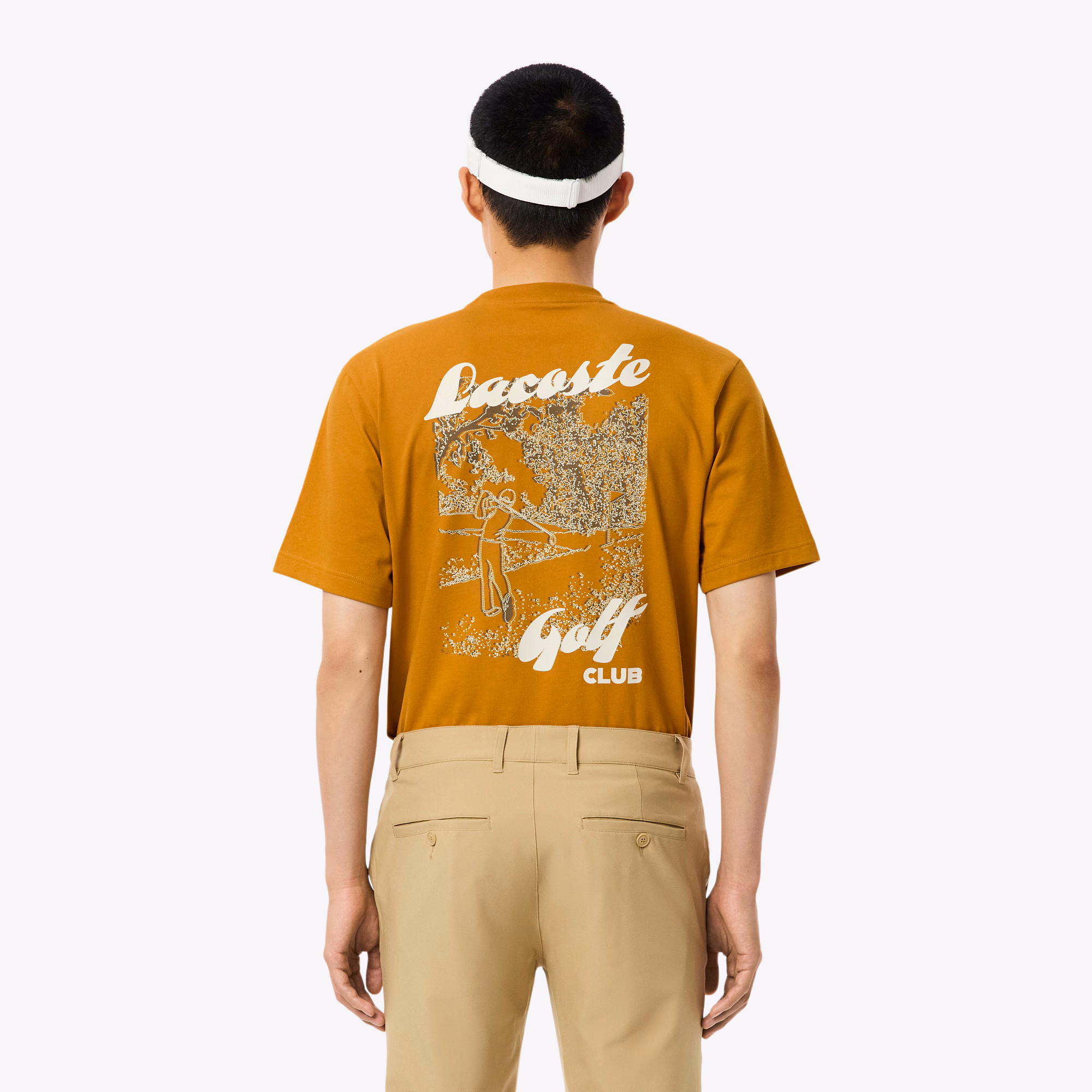 Men's Relaxed Fit Printed Golf T-Shirt