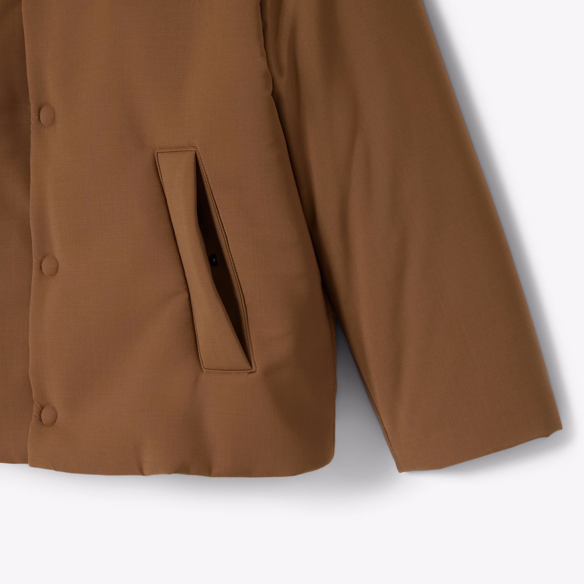 Runway Padded Wool Blend Jacket