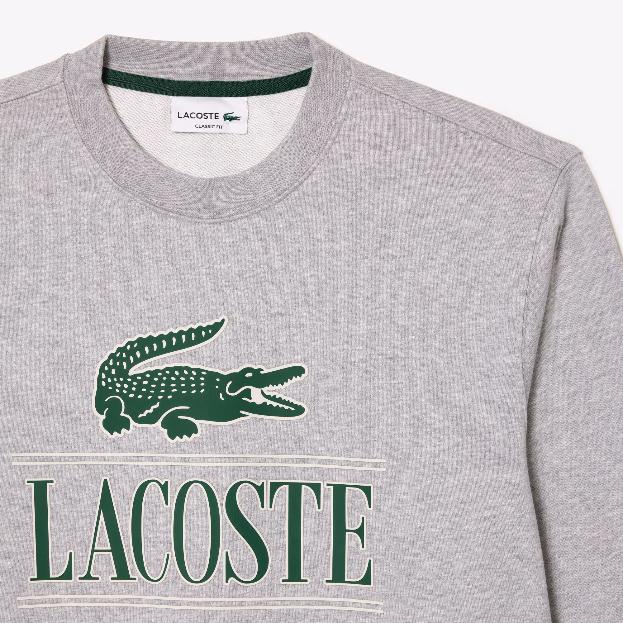 Unisex Fleece Crew Neck Print Sweatshirt