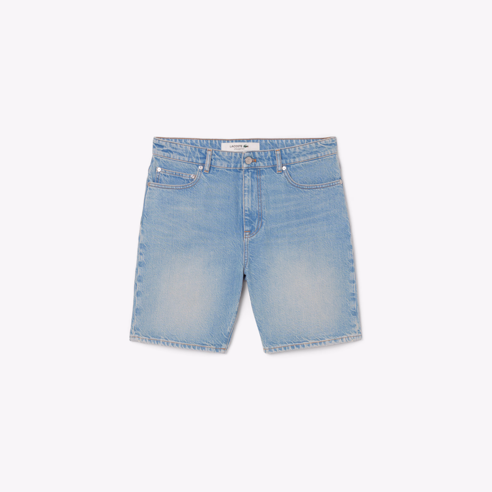 Men's Straight Cut Denim Shorts