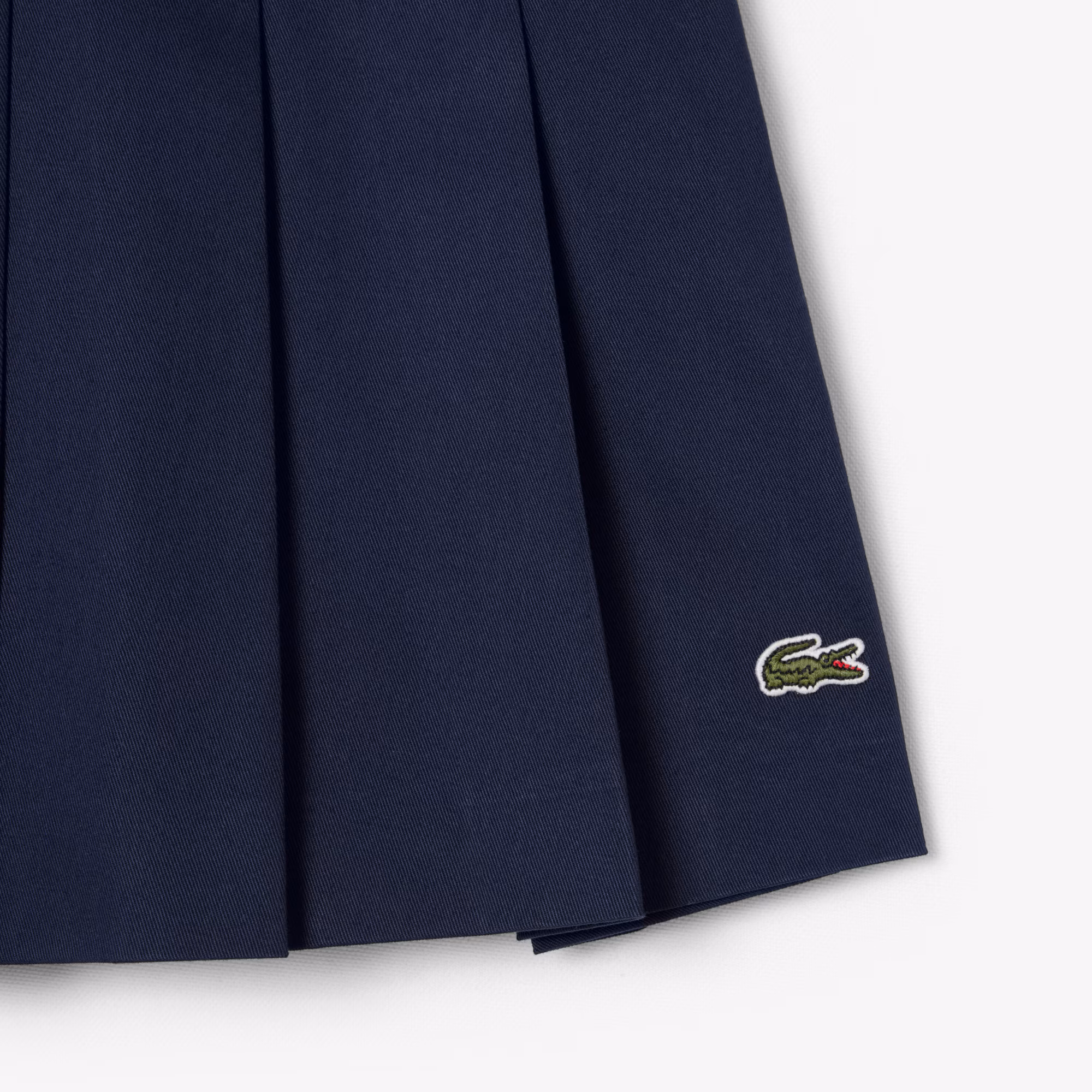 Women's Short Stretch Cotton Pleated Skirt