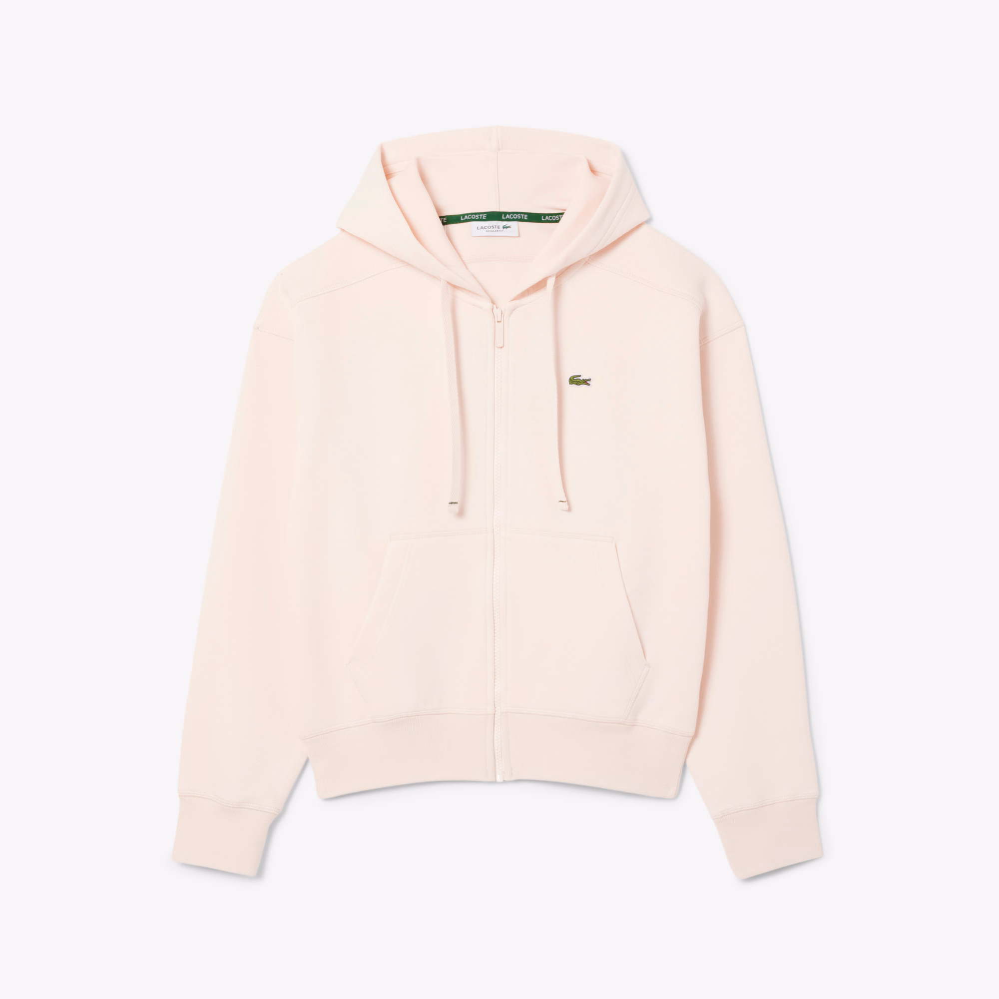 Women's Zip-Up Piqué Hoodie