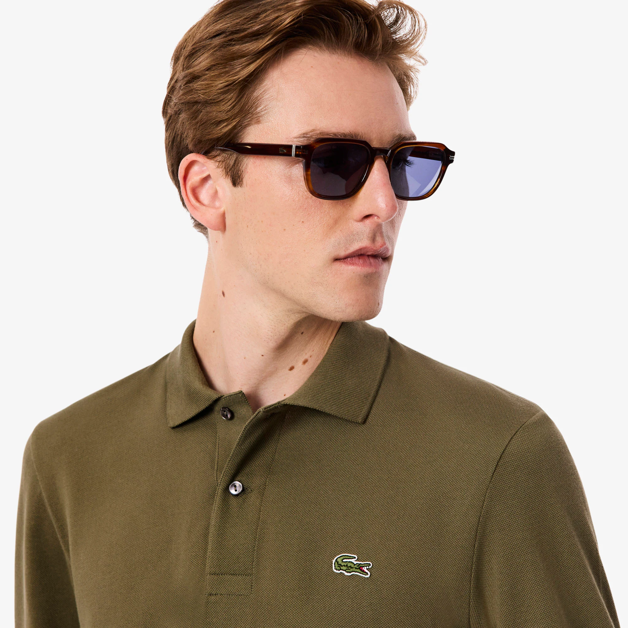 Men's Classic Fit Long Sleeve L.12.12 Polo