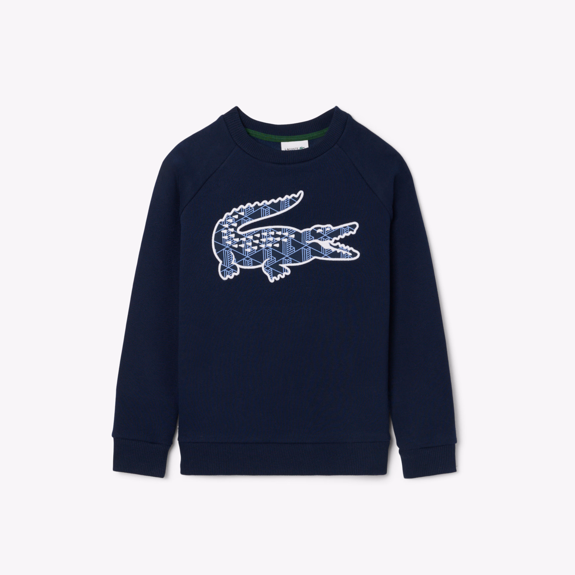 Boys' Monogram Print Fleece Sweatshirt