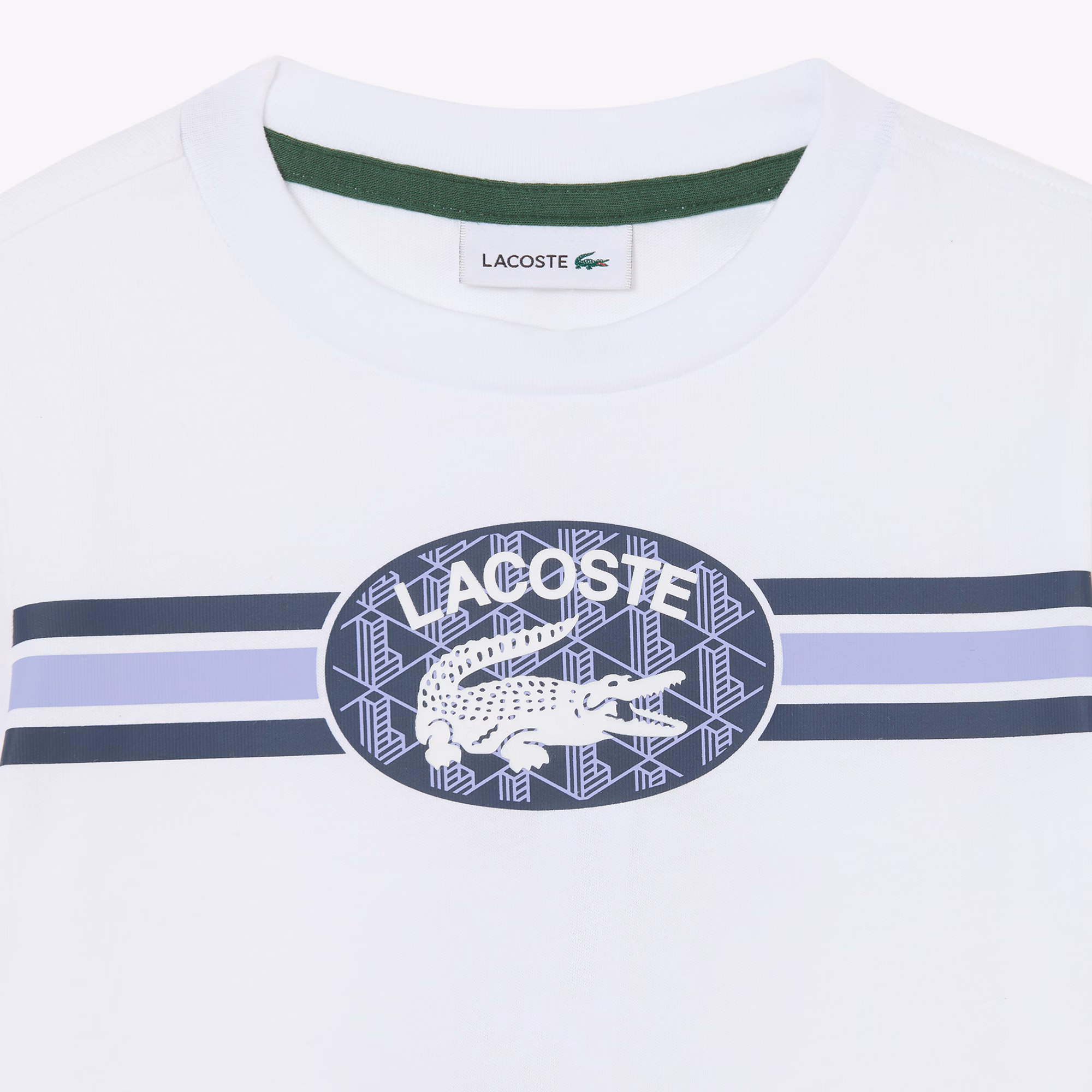 Boys' Monogram Print Cotton T-Shirt