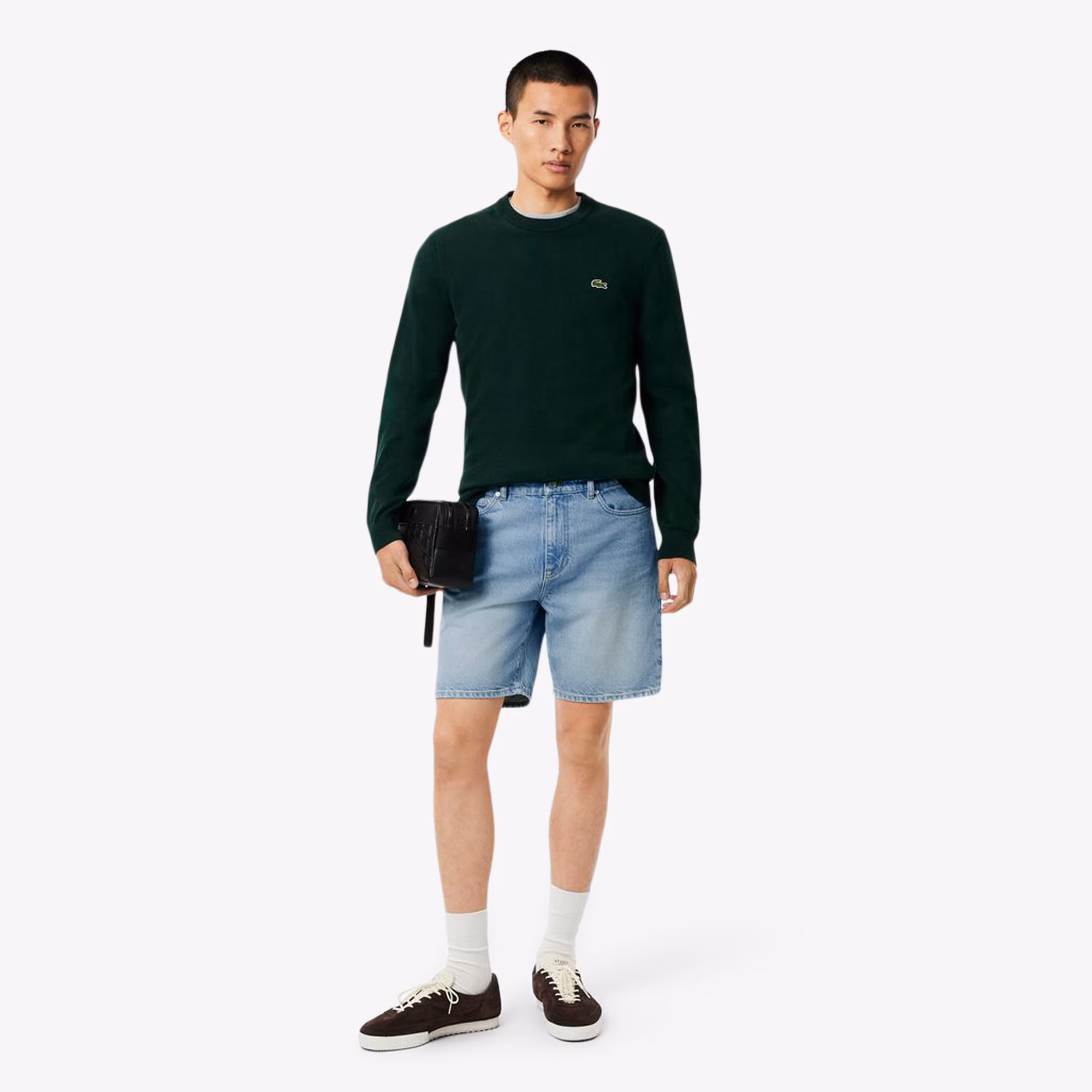 Men's Straight Cut Denim Shorts