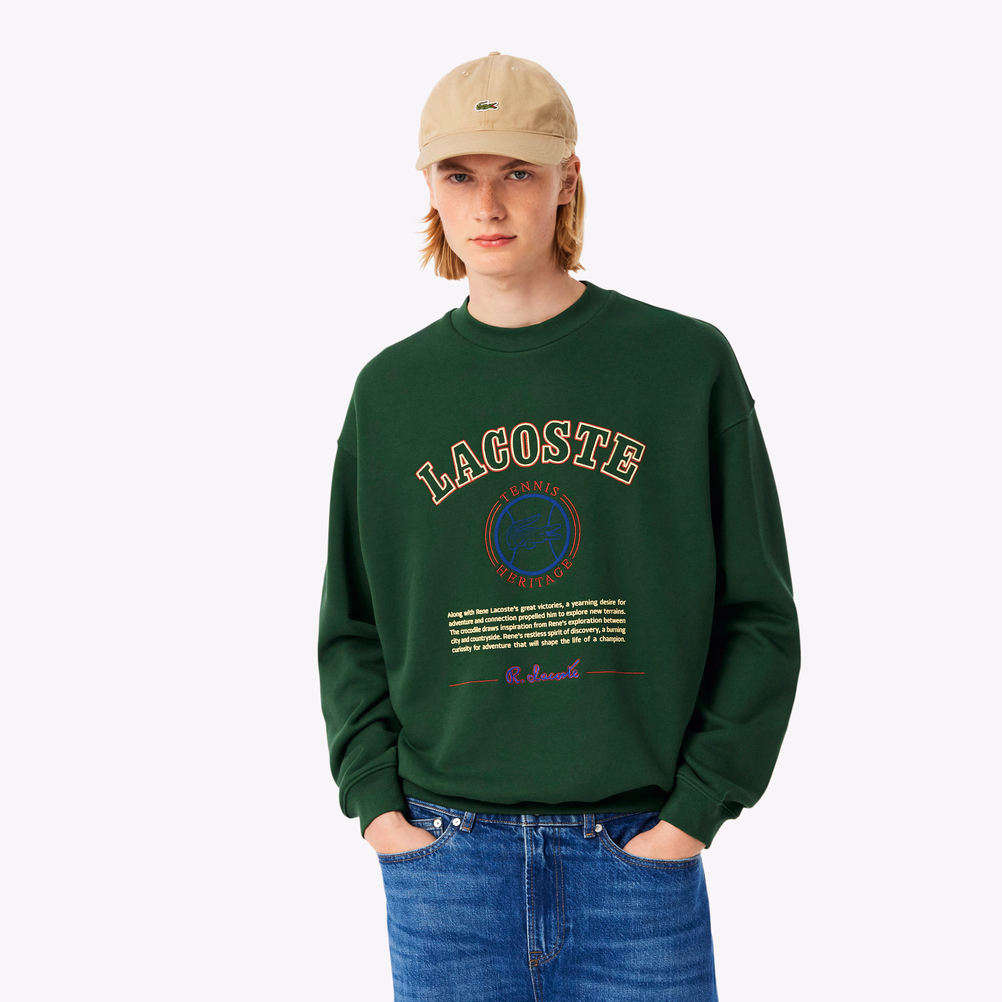 Men's Heritage Embroidery Fleece Sweatshirt