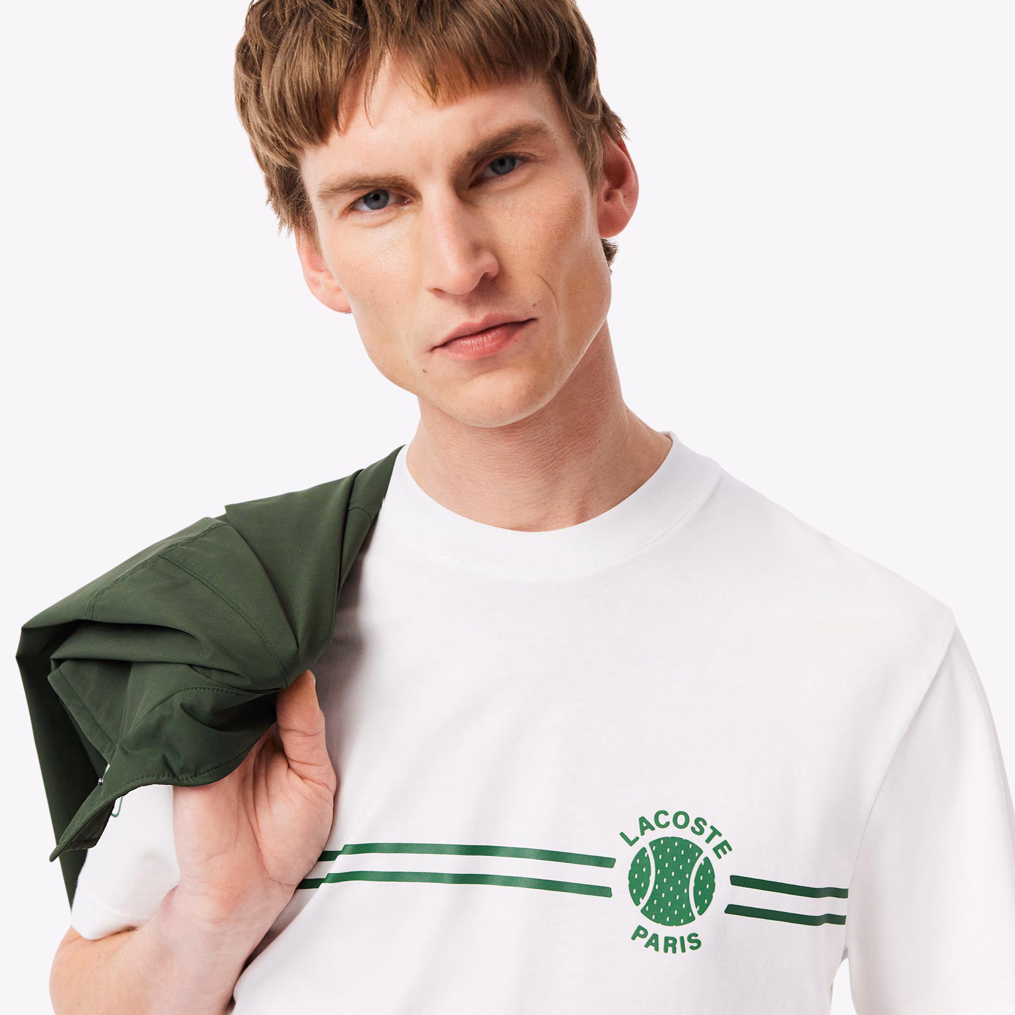 Men's Printed Embroidered Cotton Jersey T-Shirt