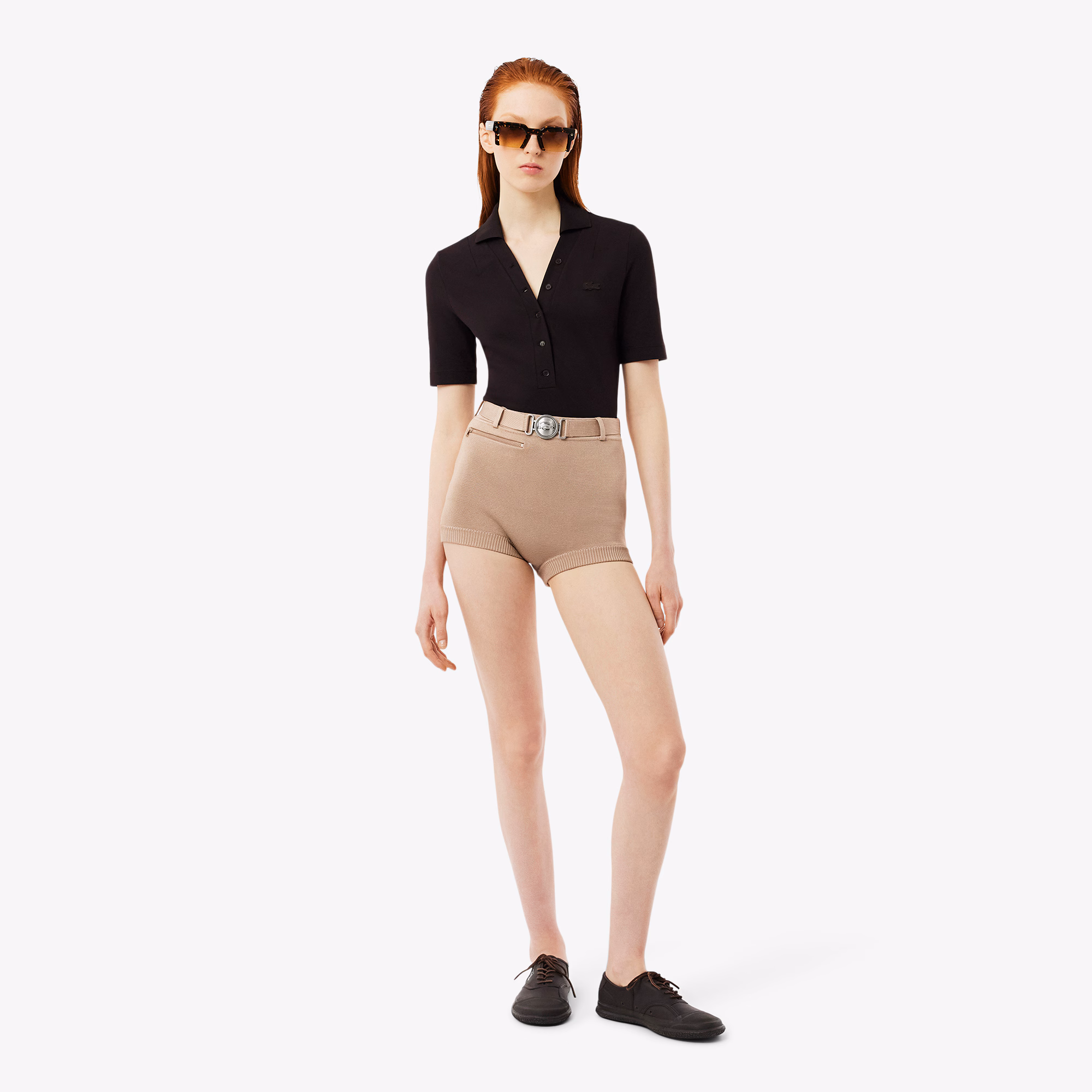 Women's Runway Crocodile Mini Shorts
