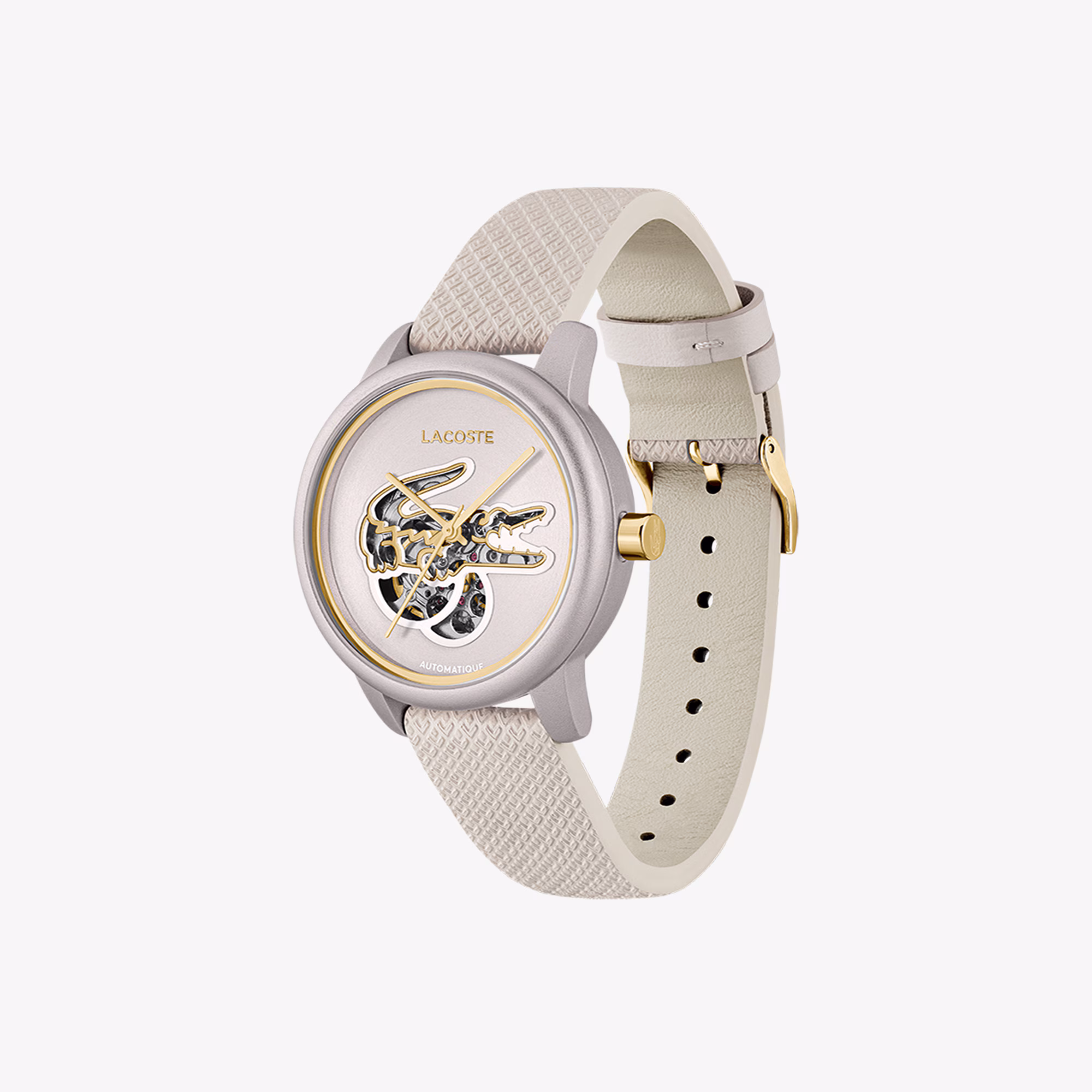 Lacoste.12.12 Auto Leather Automatic Watch