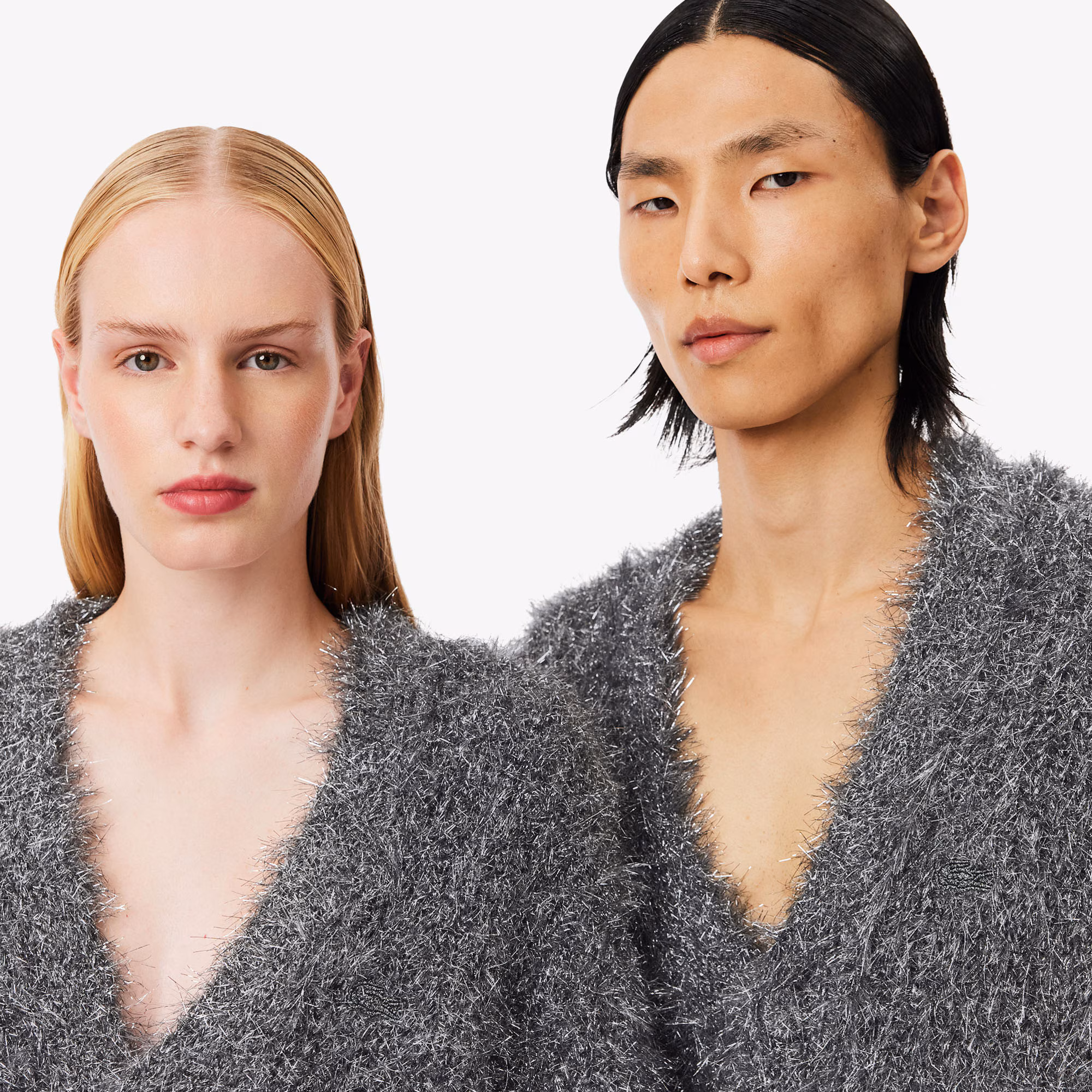 Runway Lurex Knit Cardigan