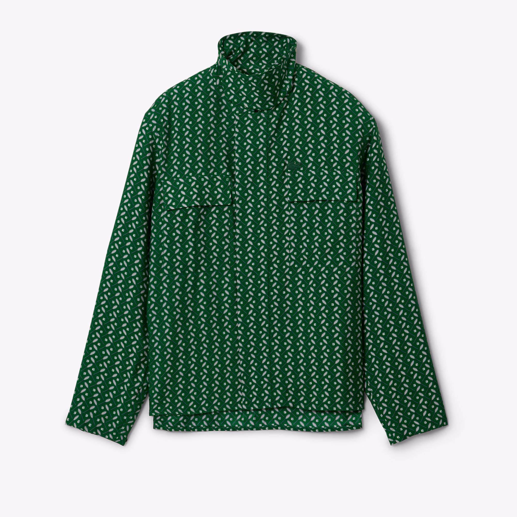 Runway Regular Fit Printed Satin Shirt