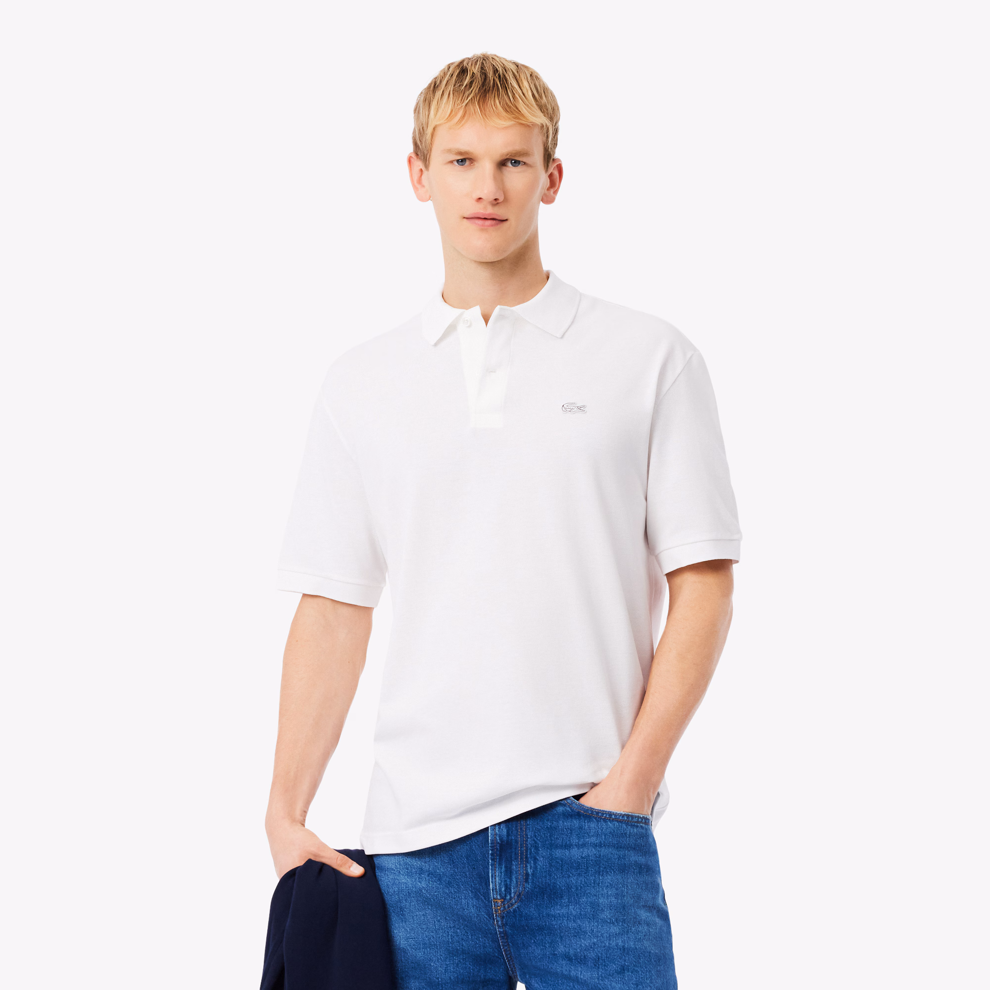 Men's Loose Fit Heavy Piqué Polo