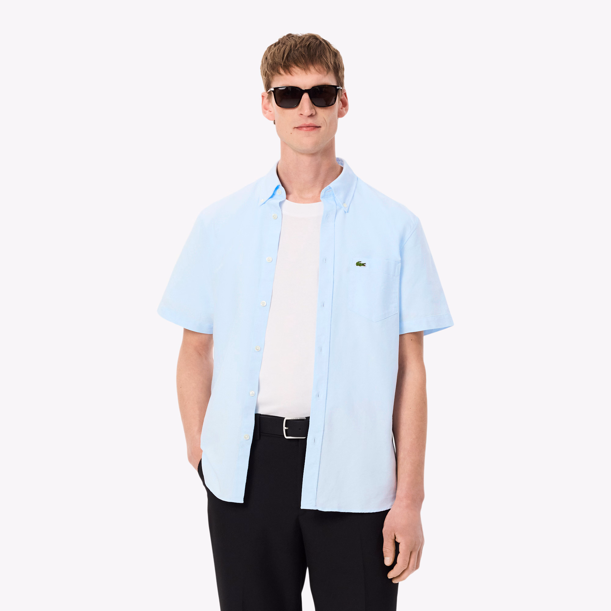 Men's Regular Fit Short Sleeve Oxford Shirt