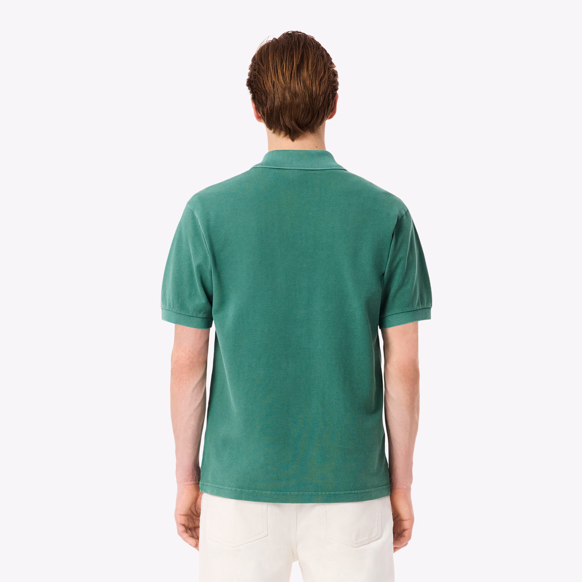 Men's Classic Fit L.12.12 Wash Effect Polo