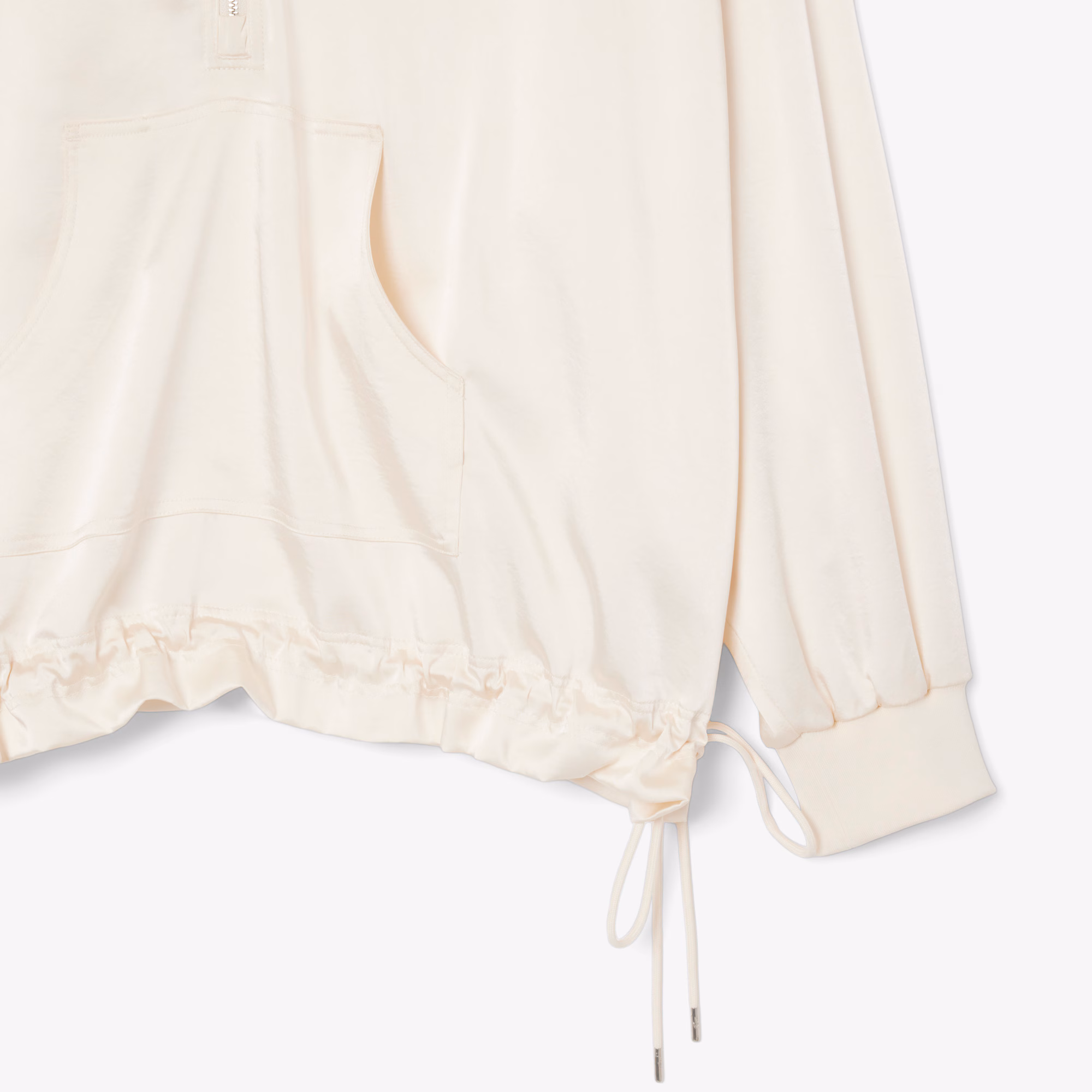 Women's Half-Zip Oversized Pullover Jacket