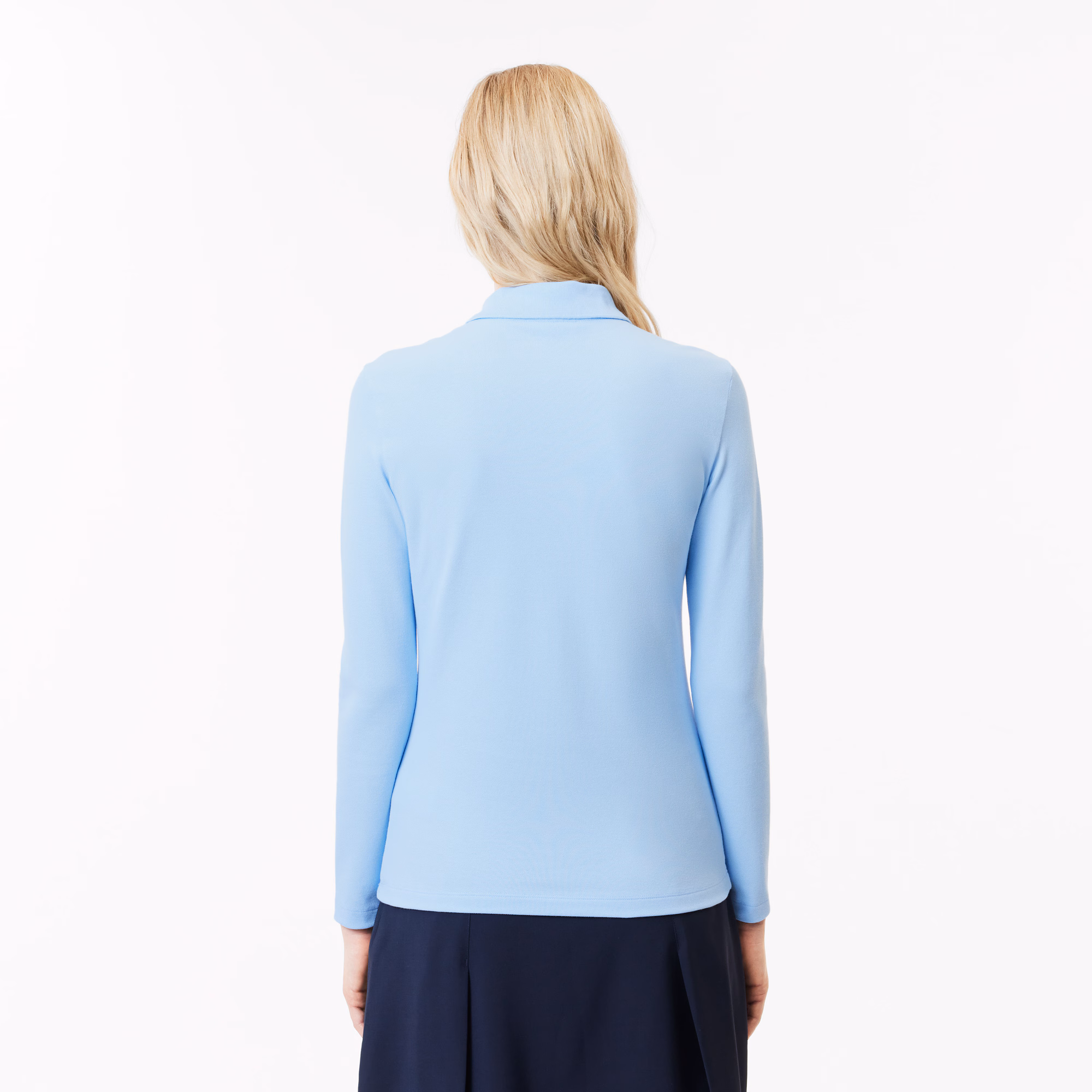 Women's Slim Fit L.12.D Stretch Mini Piqué Polo