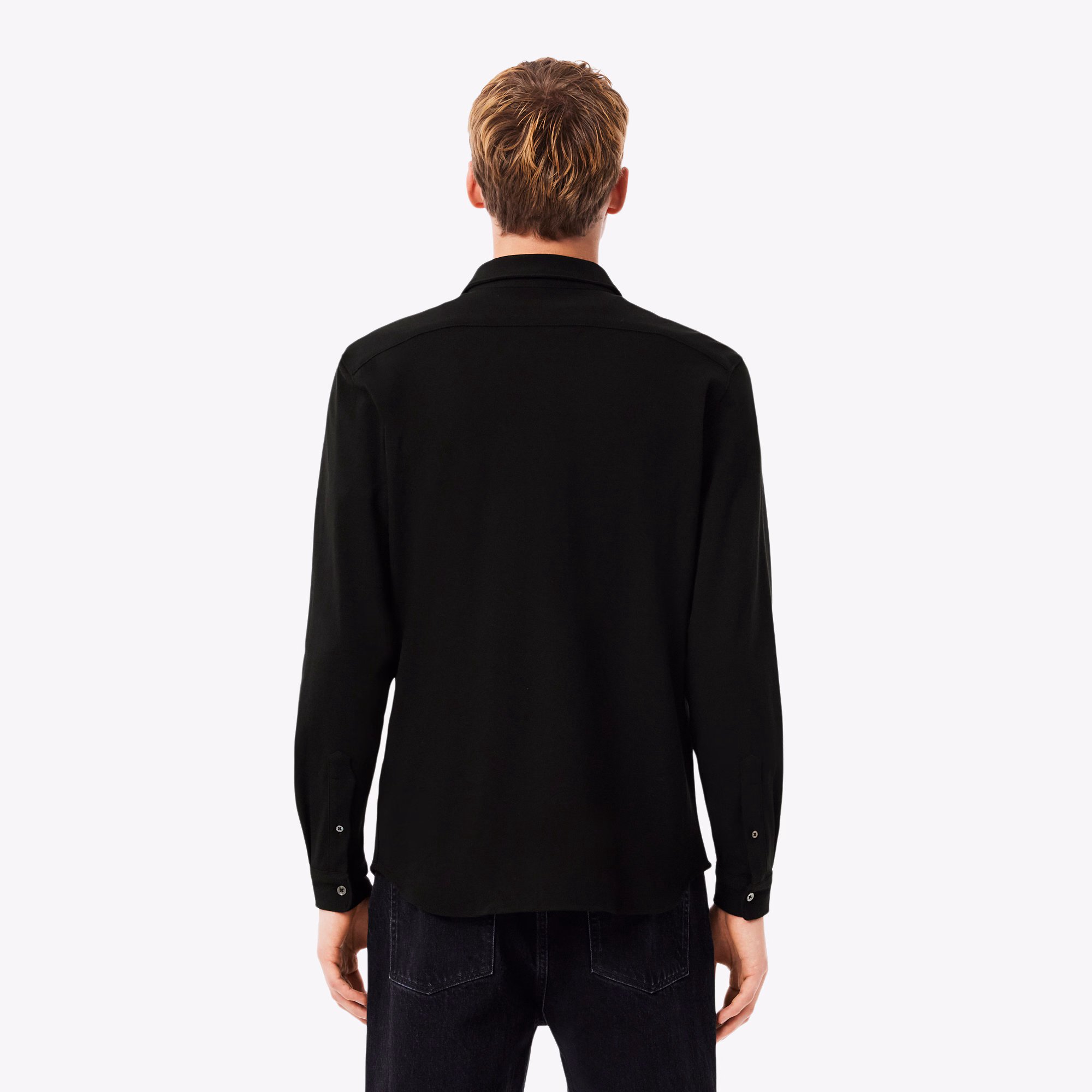 Men's Slim Fit Cotton Piqué Shirt