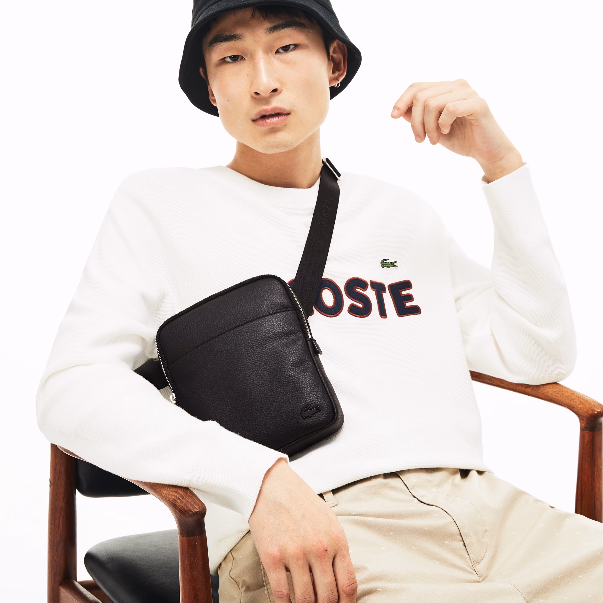 Gael Small Canvas Slim Bag