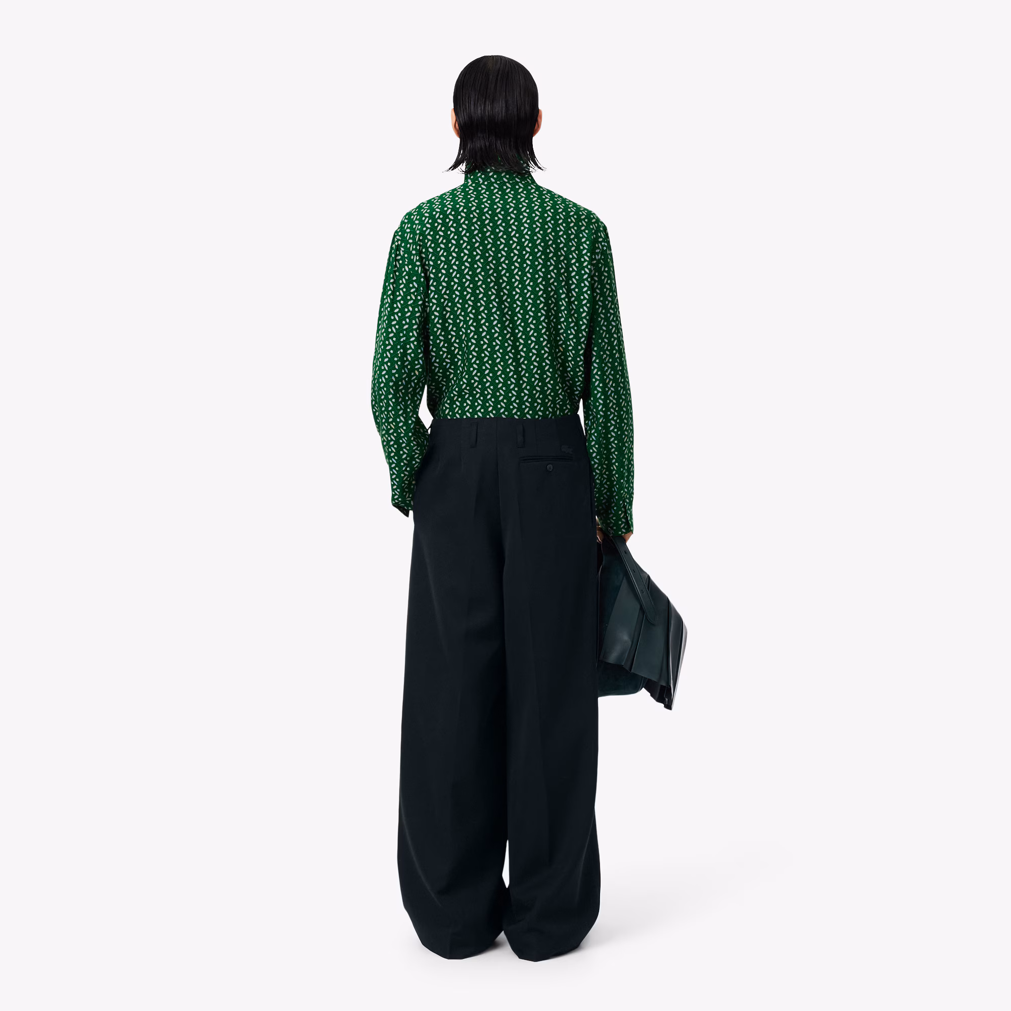 Runway Wide Fit Tailored Wool Pants