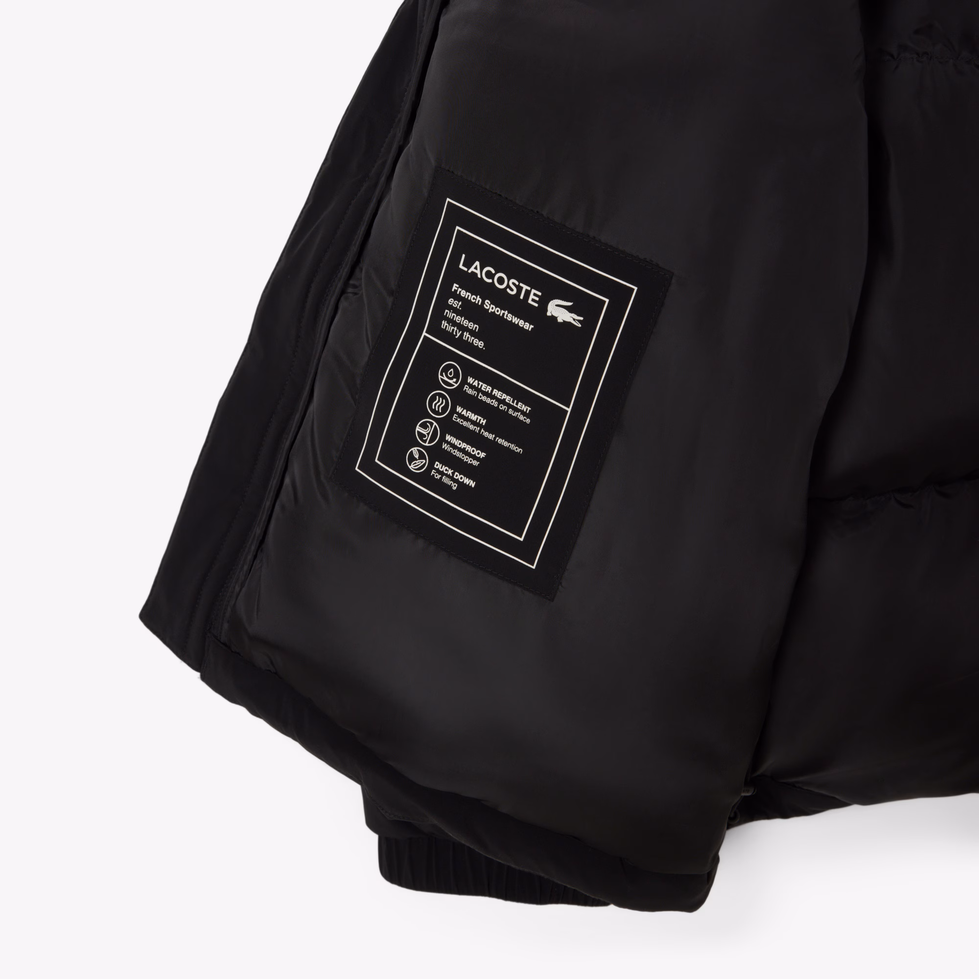 Men's Water-Repellent Hooded Down Jacket