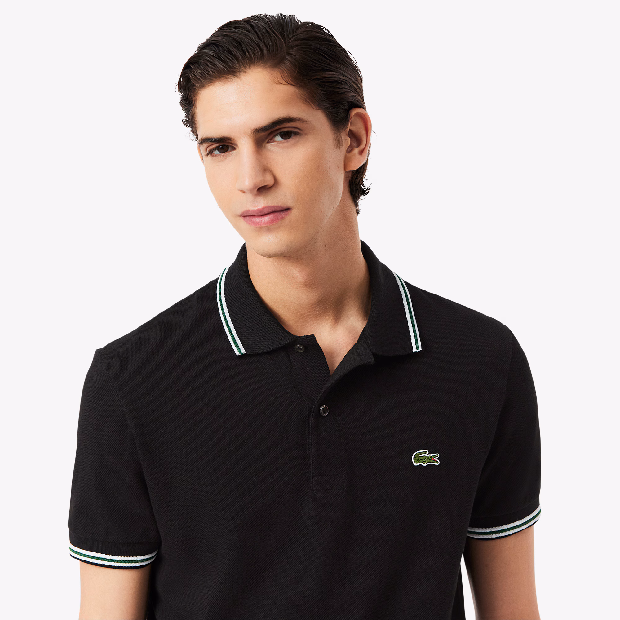 Men's Regular Fit Trim Accent L.12.12 Polo