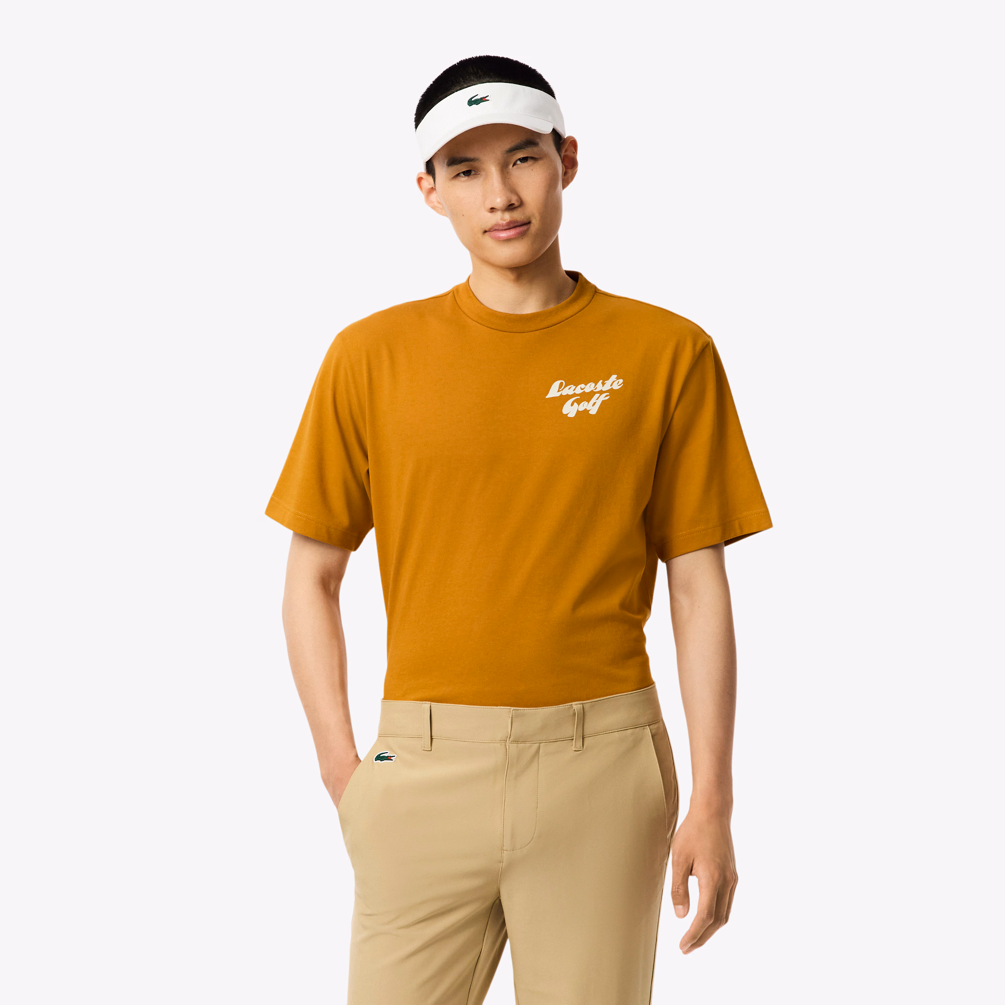 Men's Relaxed Fit Printed Golf T-Shirt