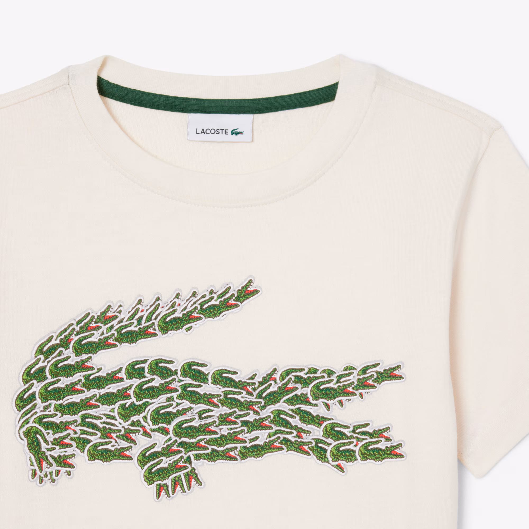 Boys' Crocodile Print Cotton T-Shirt