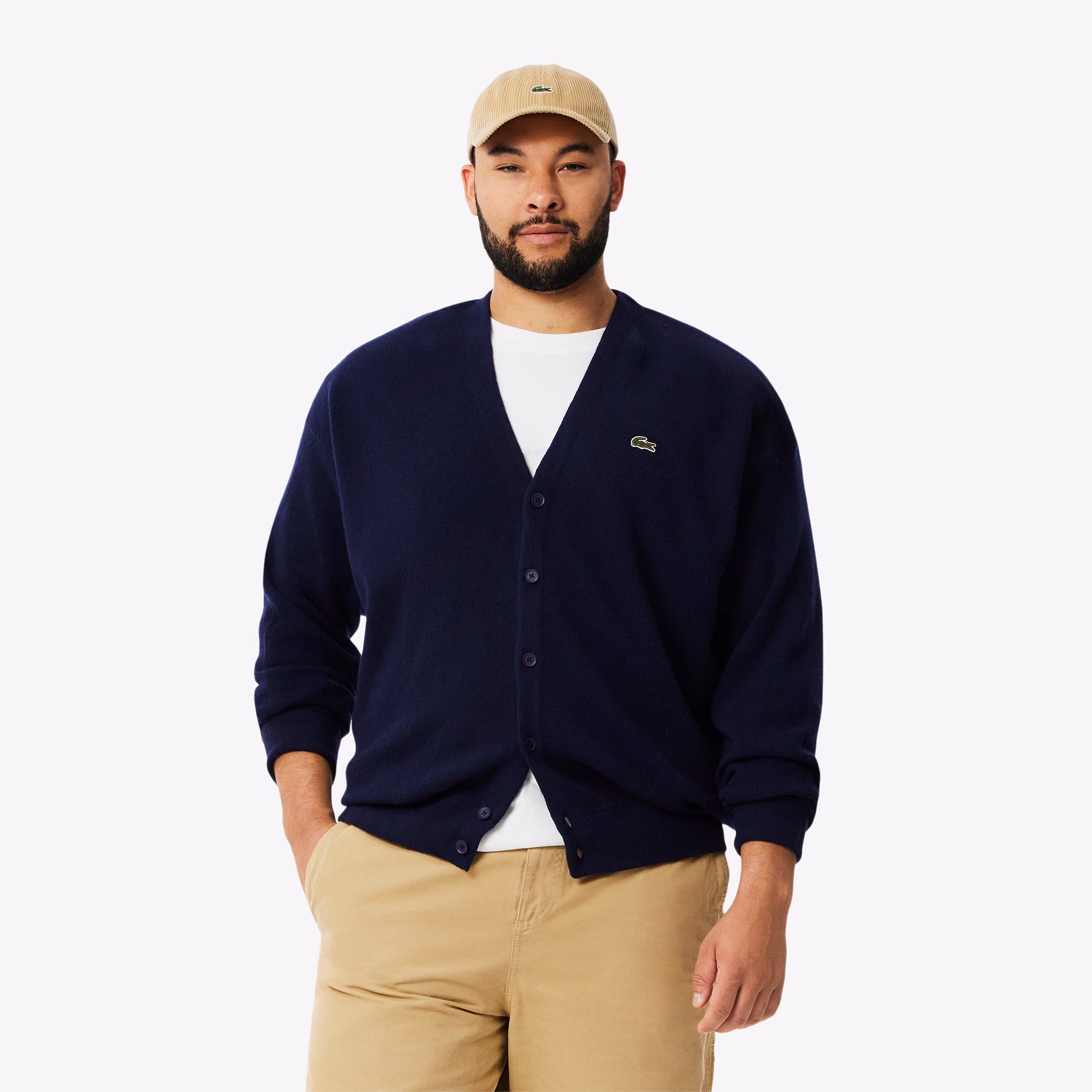 Men's Relaxed Fit Wool Cardigan