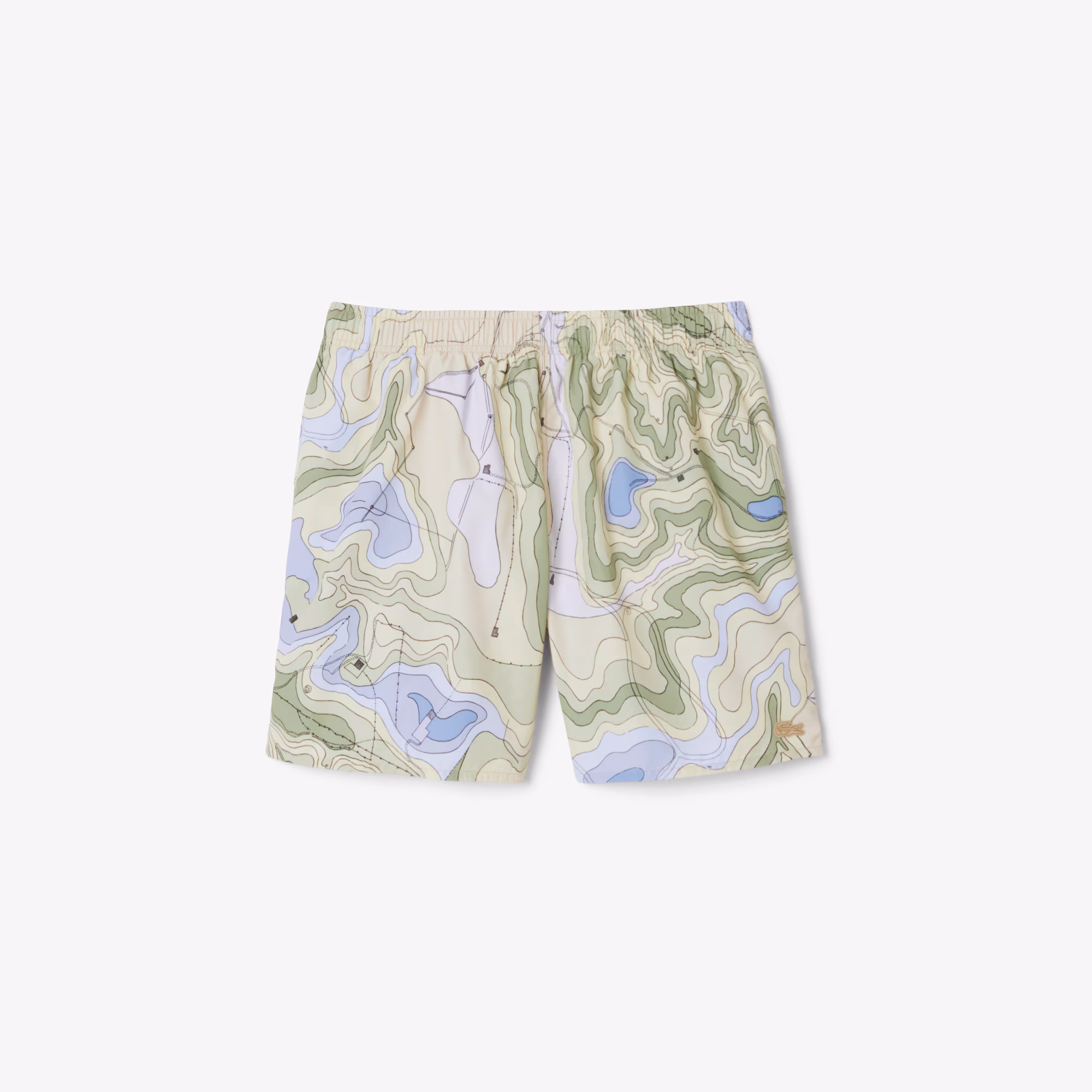 Men's Mid-Length Print Swim Trunks