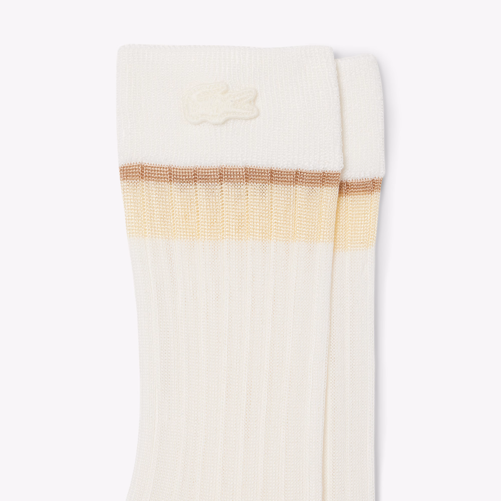 Runway Transparent Ribbed Socks
