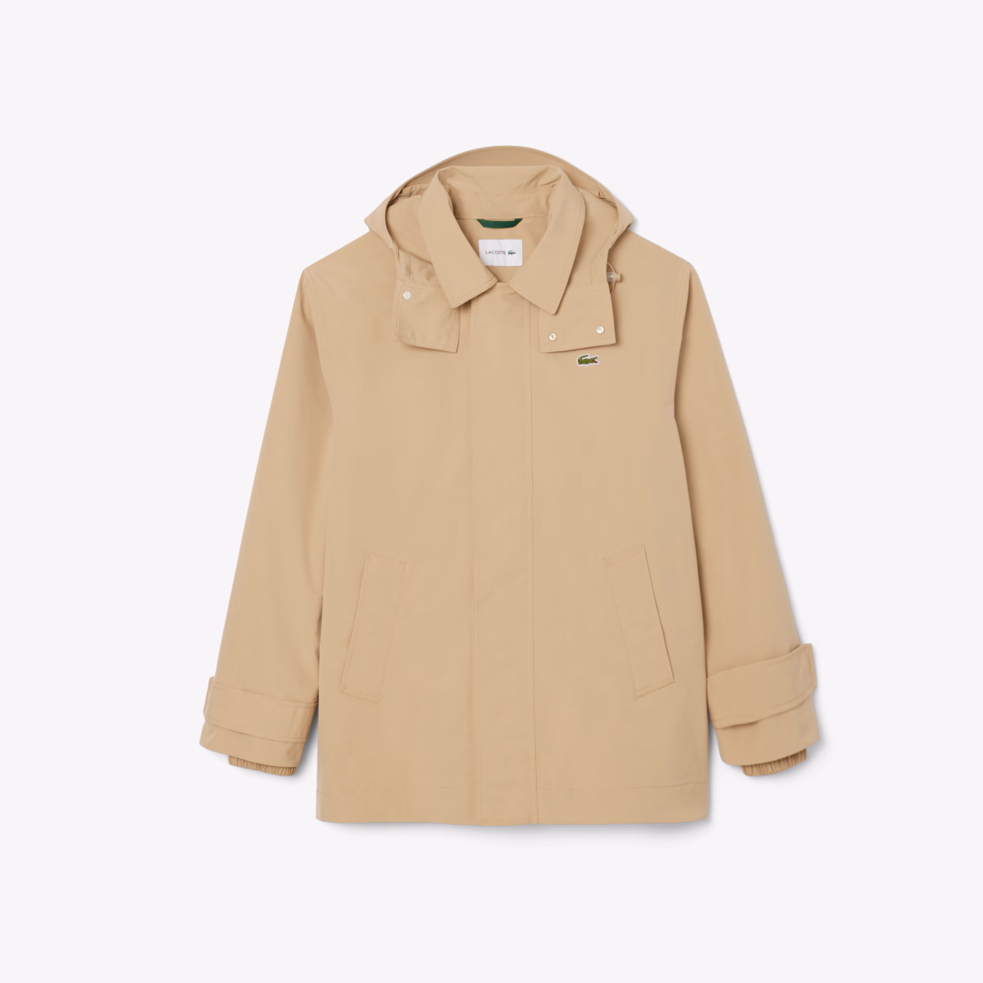 Men's Mid-Length Water-Repellent Hooded Parka