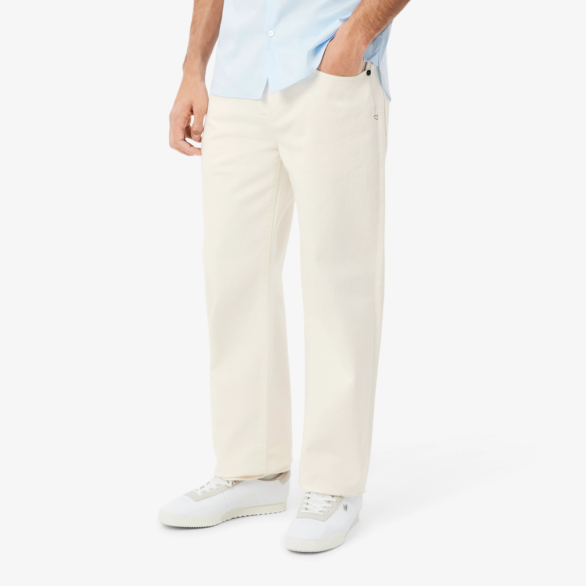 Men's 5-Pocket Straight Cut Indigo Jeans