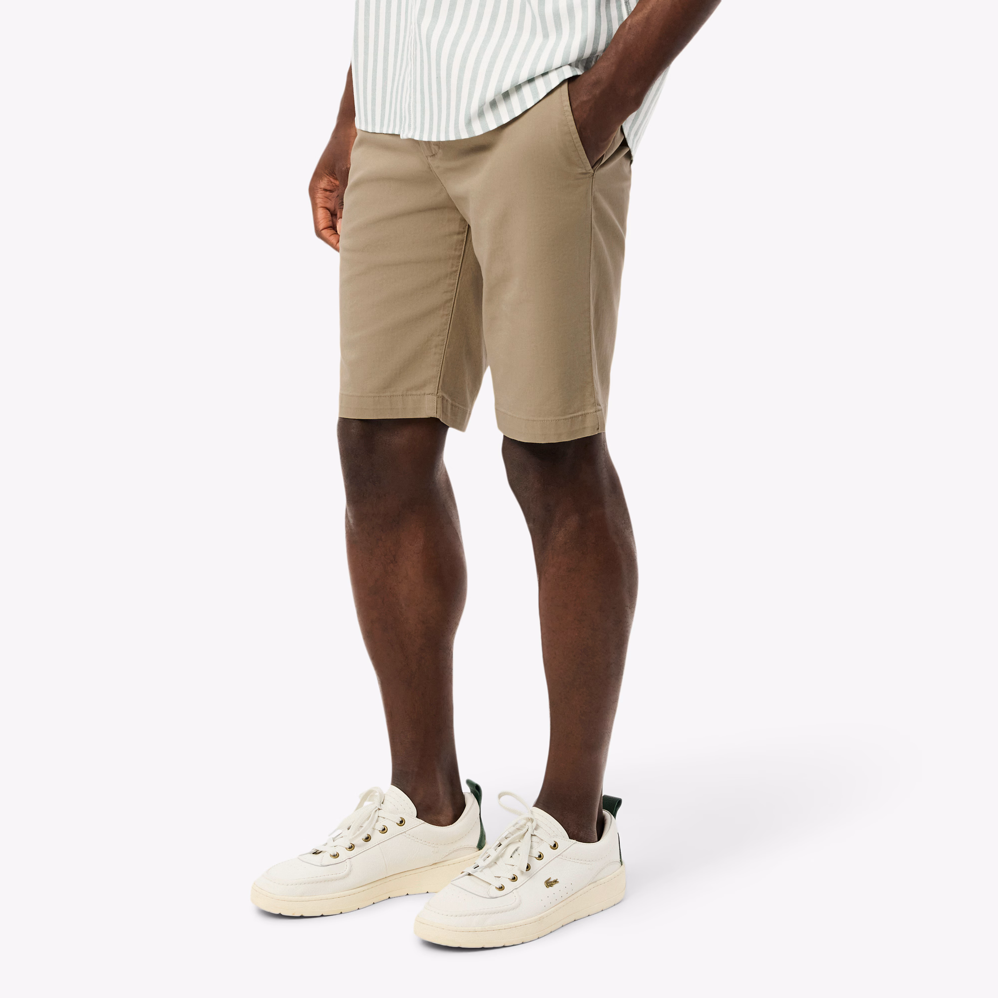 Men's Slim Fit Stretch Cotton Shorts