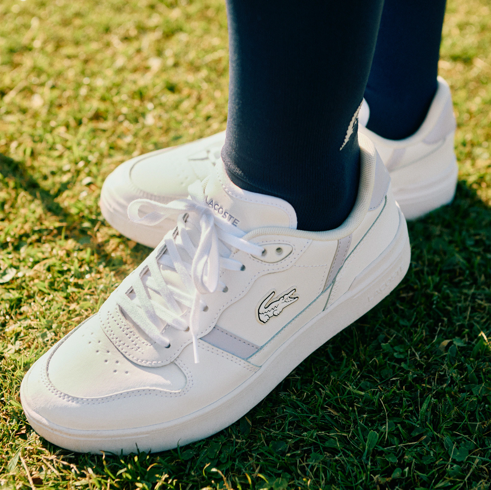 Women's T-Clip Golf Leather Golf Shoes