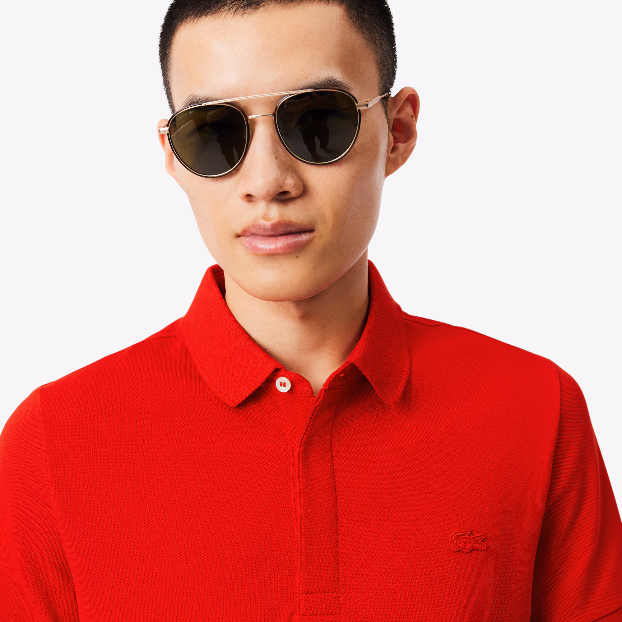 Men's Regular Fit Paris Stretch Piqué Polo