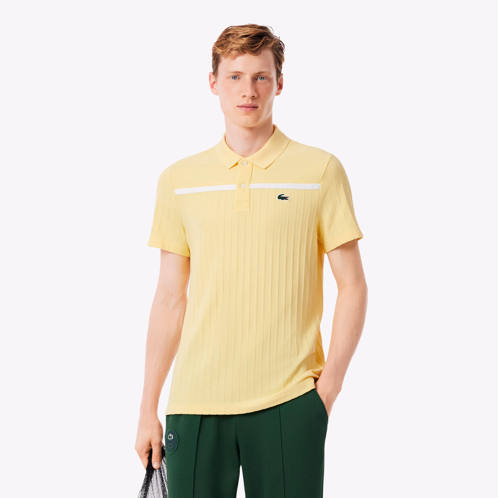 Men's Ultra Dry Badge Accent Tennis Heritage Polo