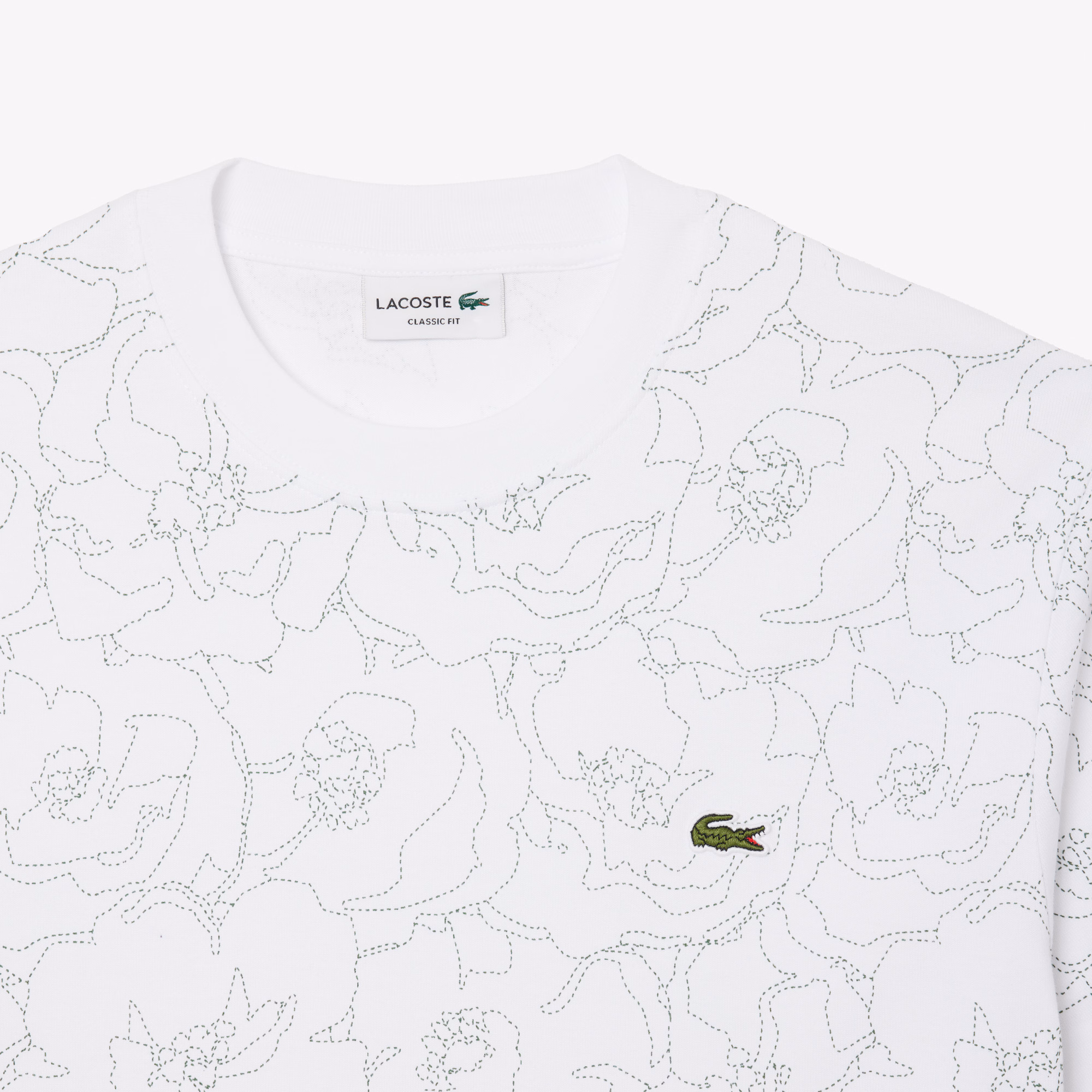 Men's Heavy Cotton Flower Print T-Shirt