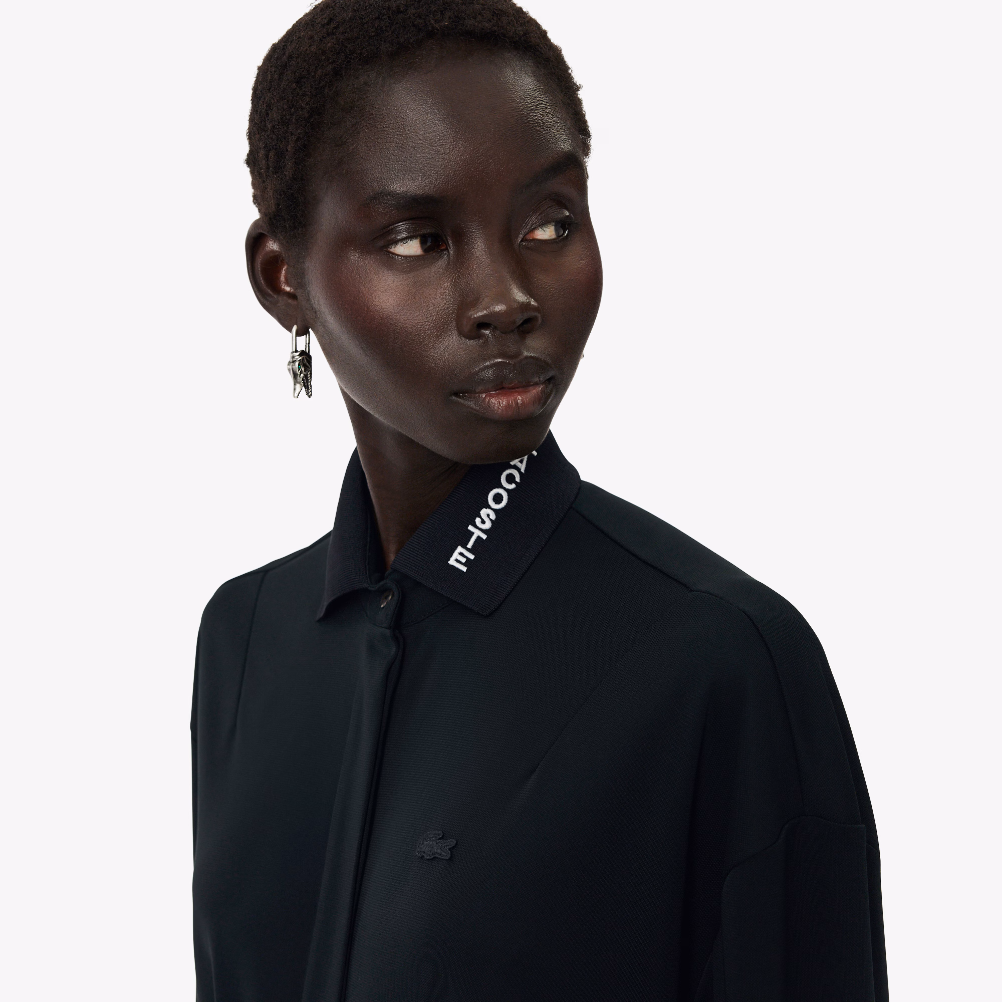 Runway Pleated Polo Maxi Dress